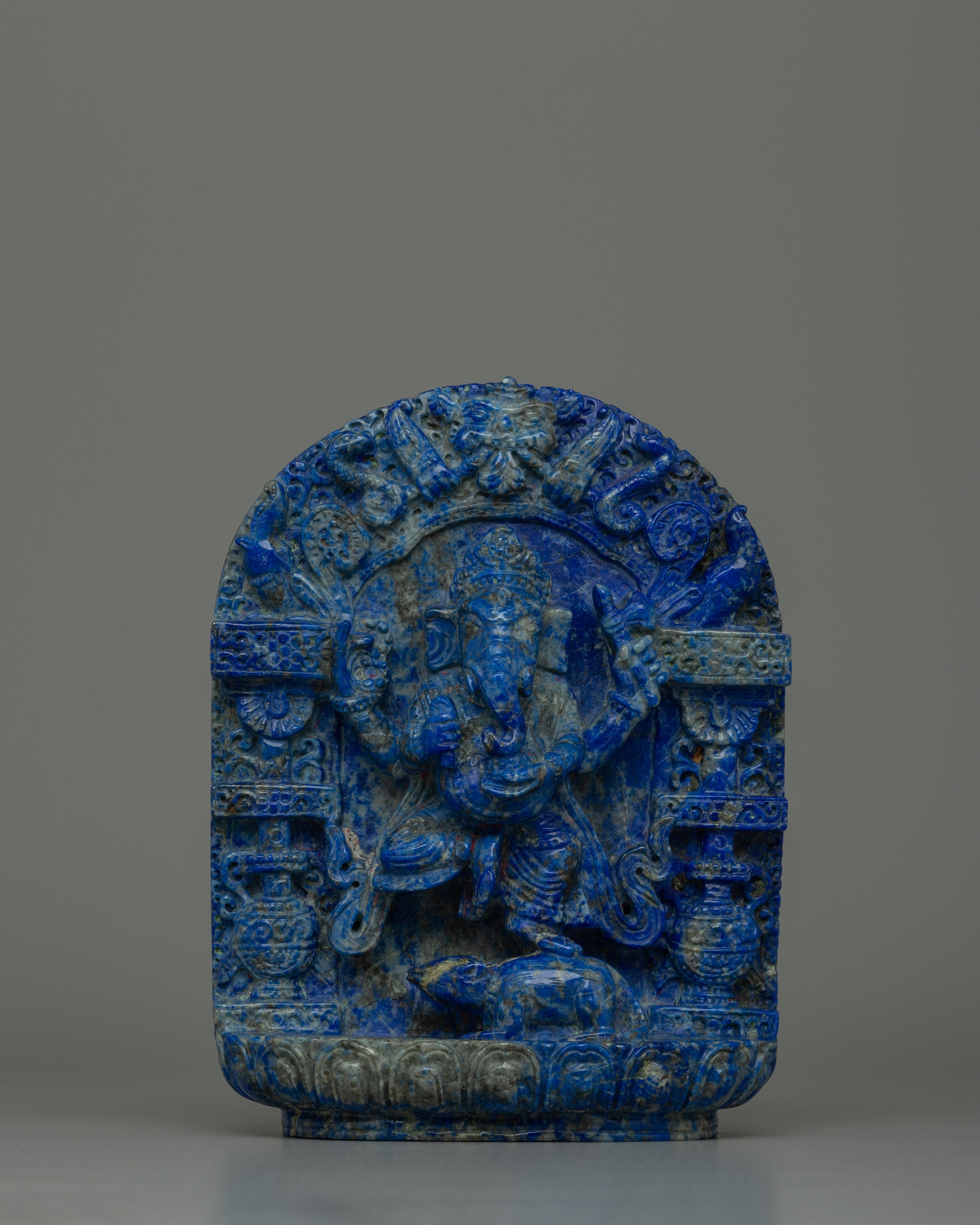 Lapis Lazuli Ganesha Statue