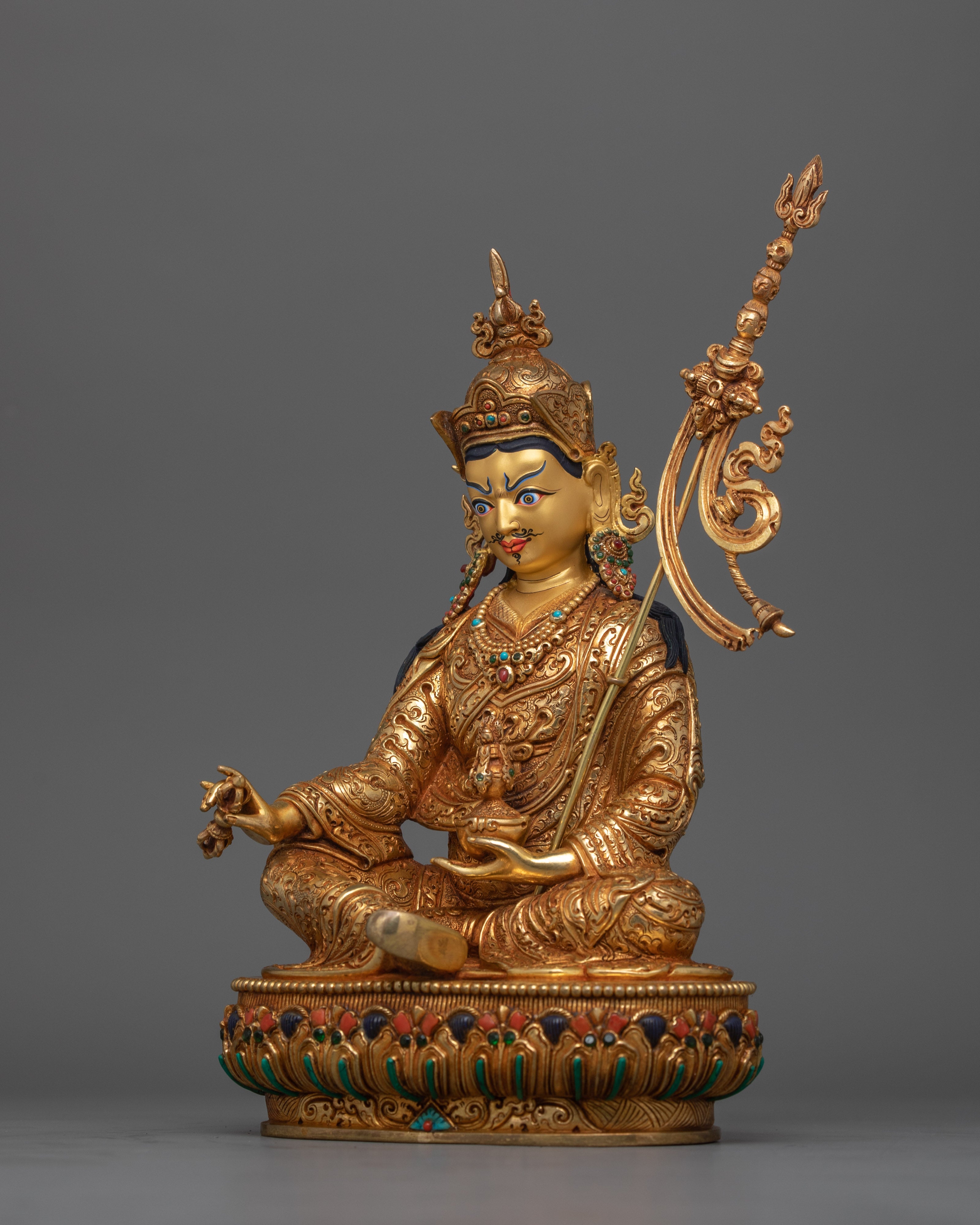 Himalayan Statue of Guru Rinpoche "Padmasambhava" | Spiritual Zen Artwork