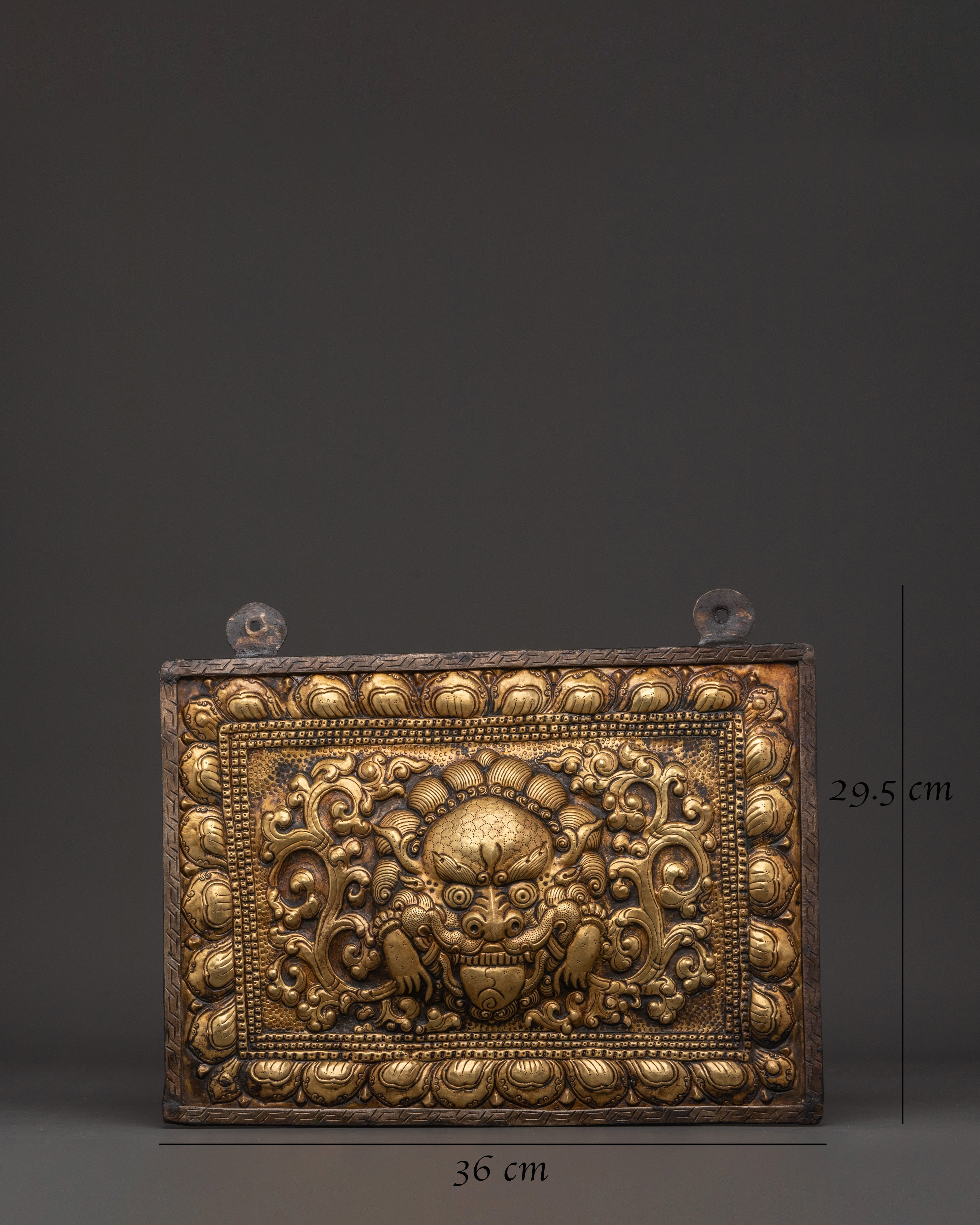 Brass Wall Hanging | Handcrafted Iron & Brass Spiritual Decor