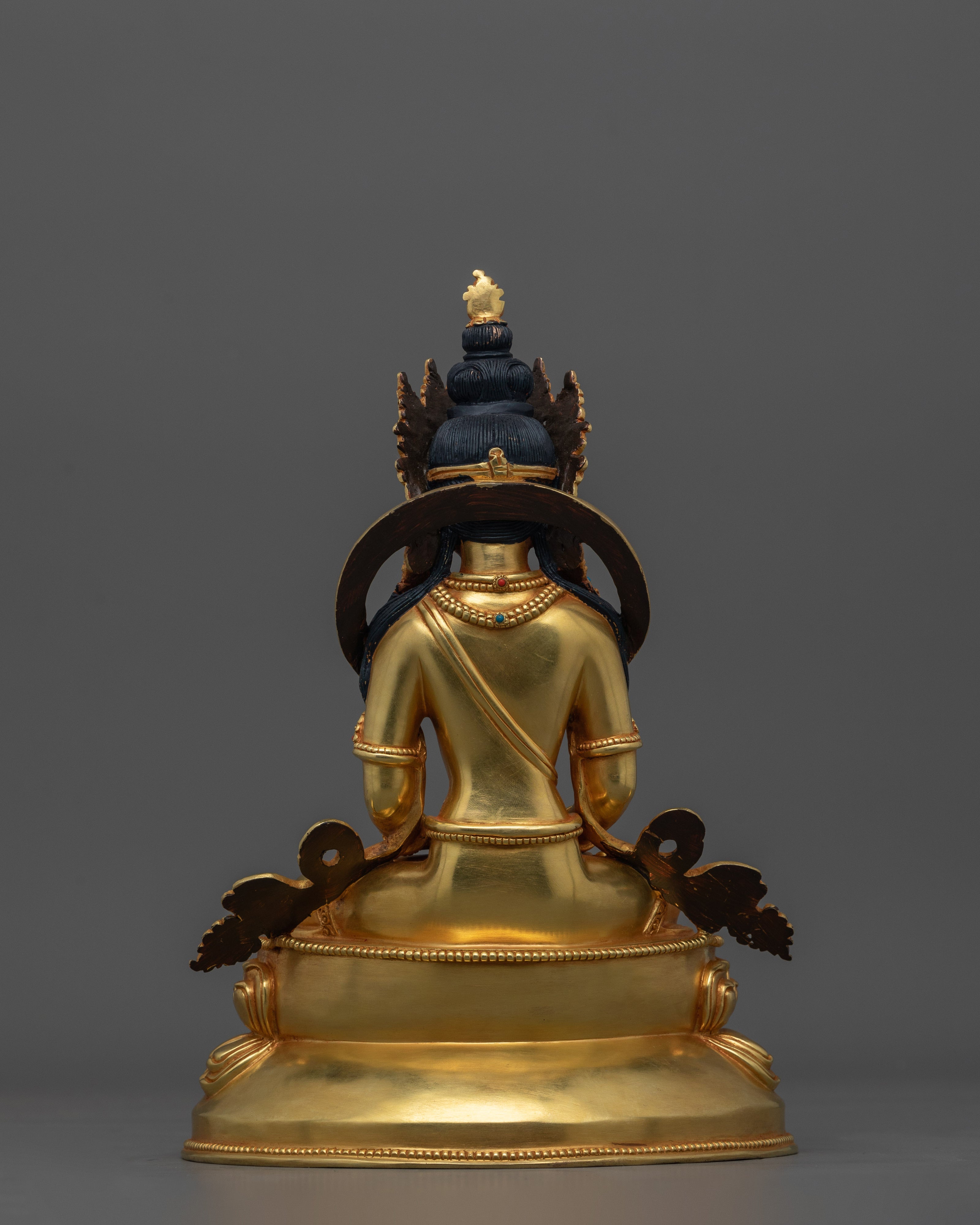 Long Life Buddhist Deity Amitayus Buddha Statue | Symbol of Health and Prosperity