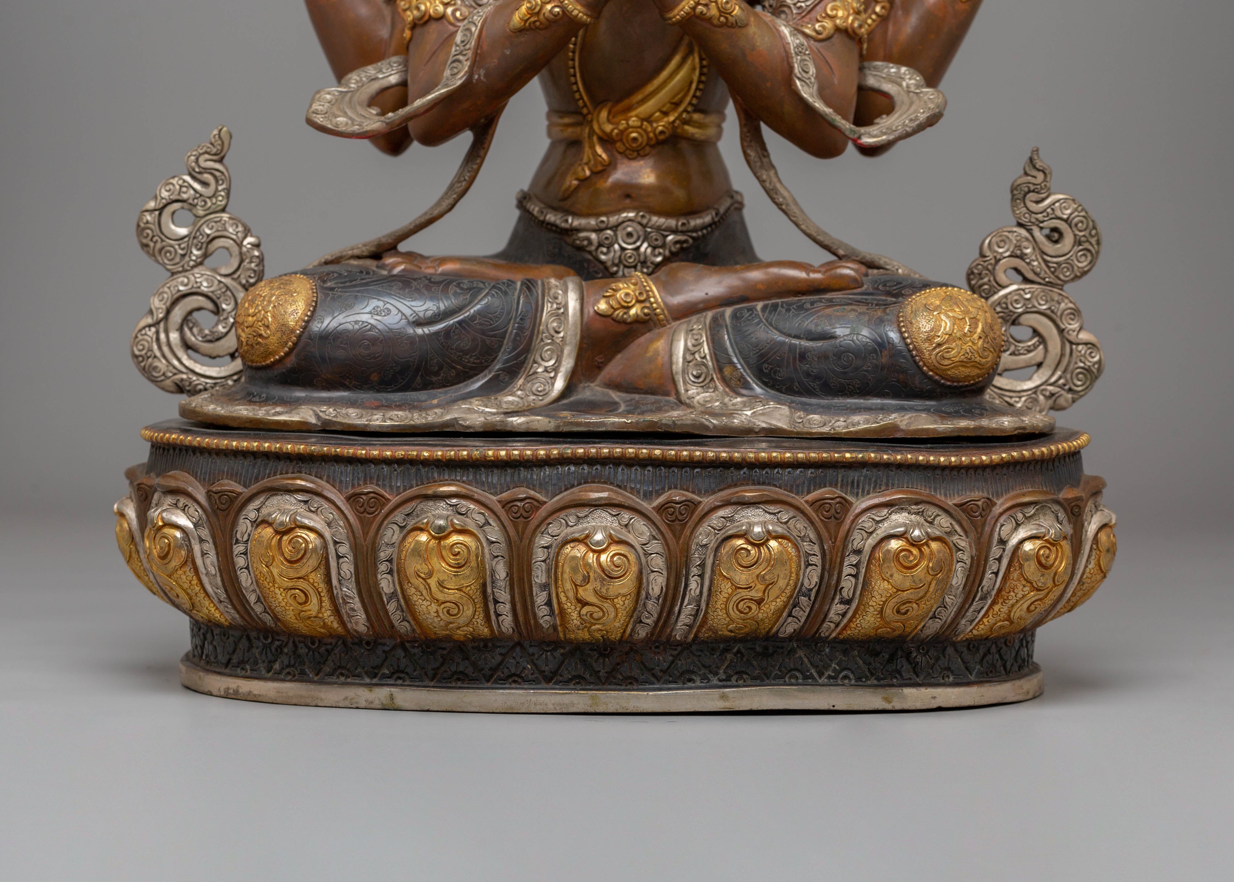 Handcrafted Buddhist Chenrezig Statue | Tibetan Buddhist Deity