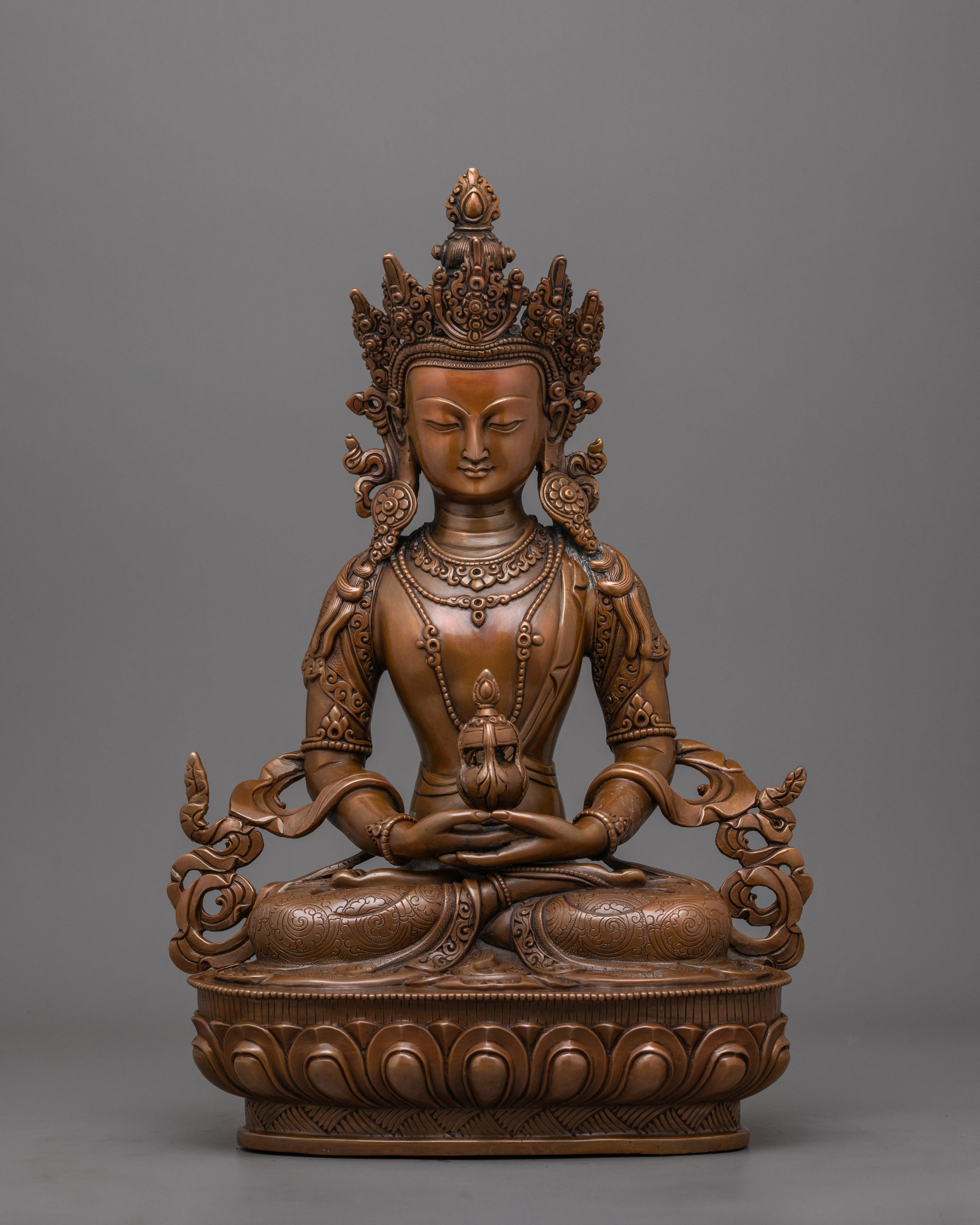 Serene Amitayus Buddha of Longevity Statue