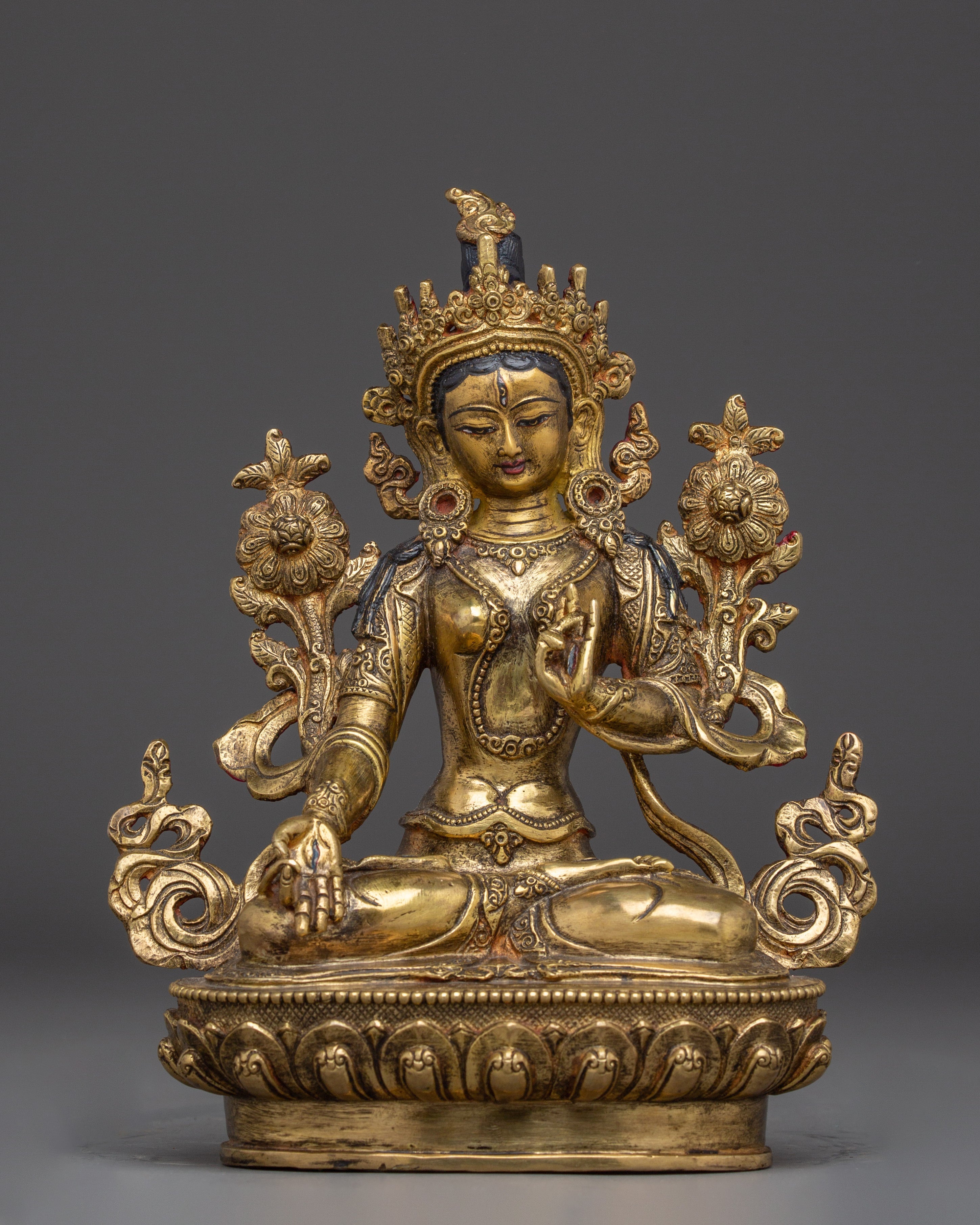 Golden Sita Tara Tibetan Deity Artwork