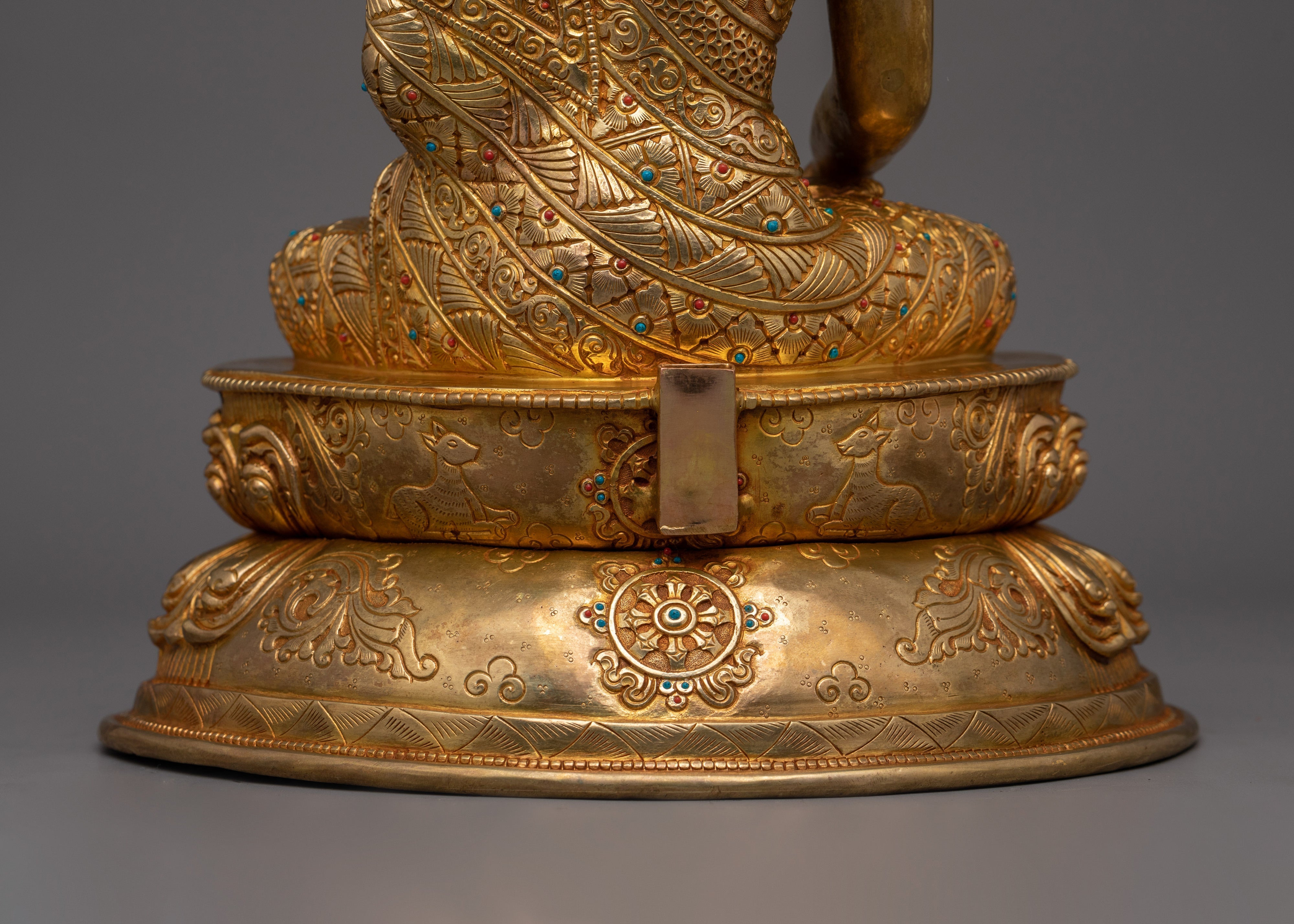 24K Gold Gilded First Buddha Shakyamuni Statue | The Supreme Enlightened One