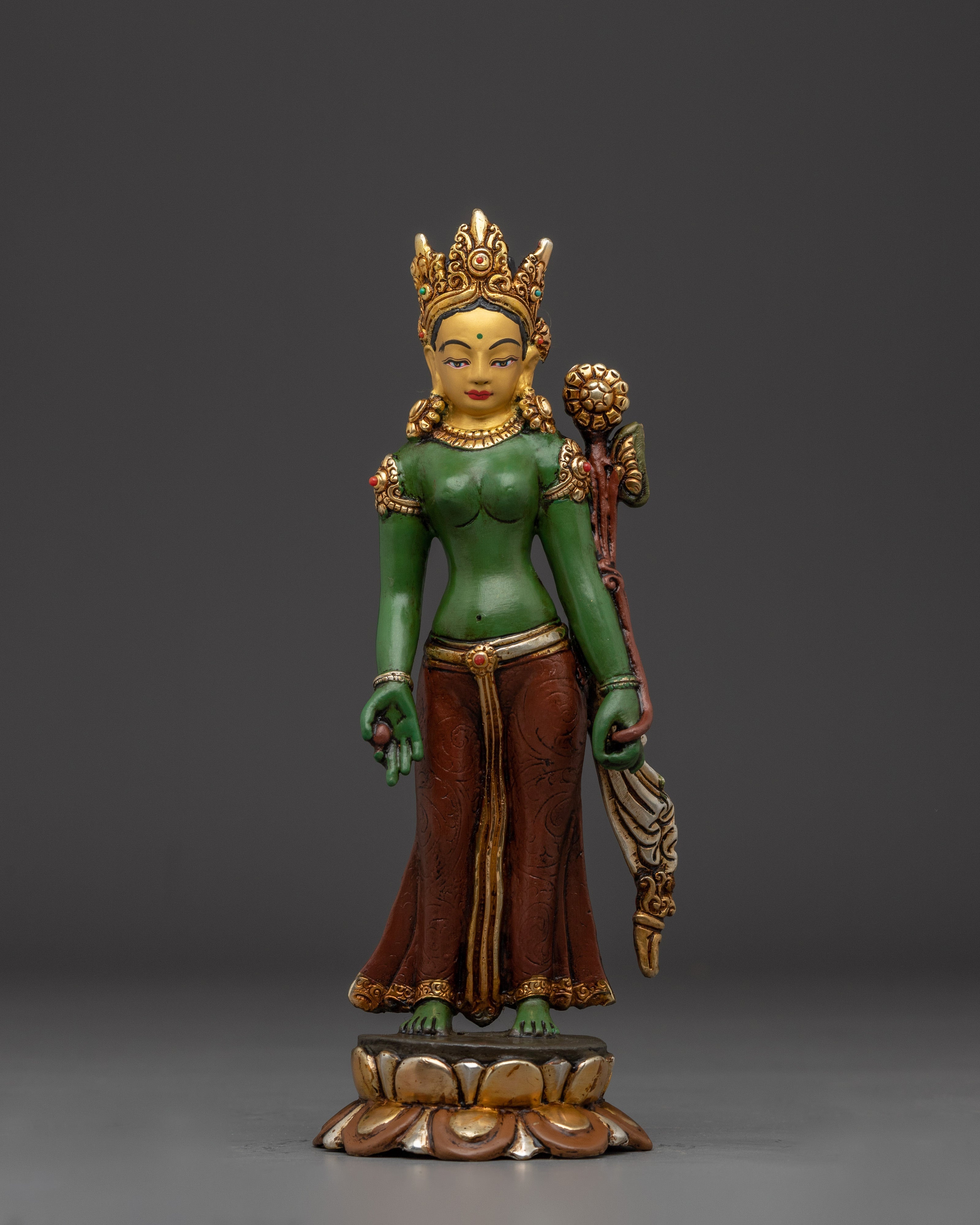 Radiant Shyama Tara Standing Statue