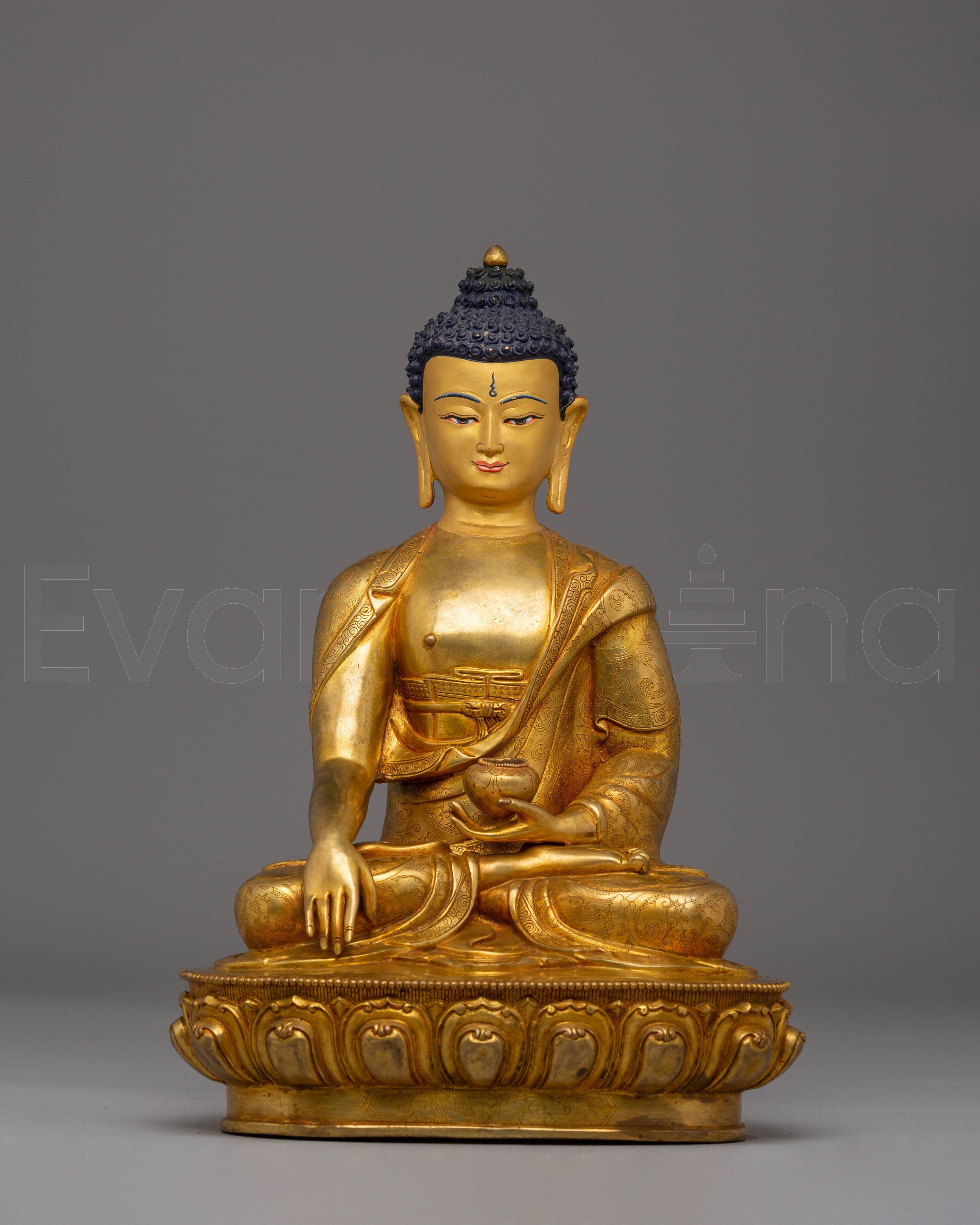 Handmade Golden Shakyamuni Buddha for Altars