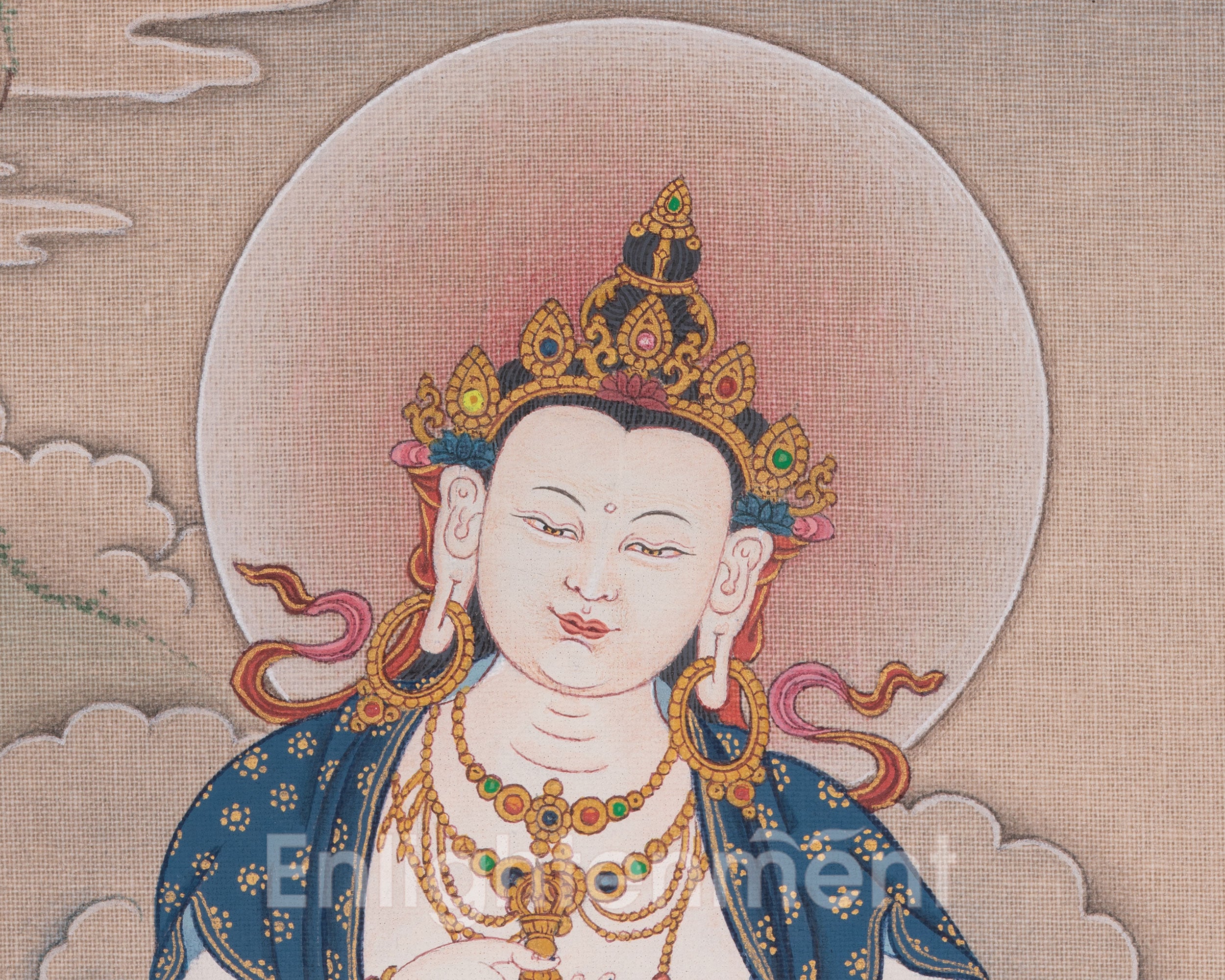 Vajrasattva Purification Art | Wisdom Deity | Spiritual Artwork