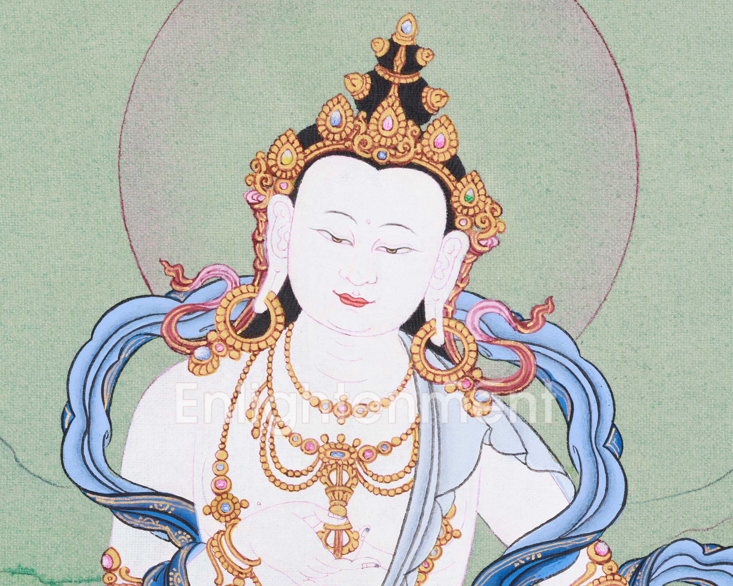 Bodhisattva Vajrasattva Artwork | Tibetan Buddha of Purification