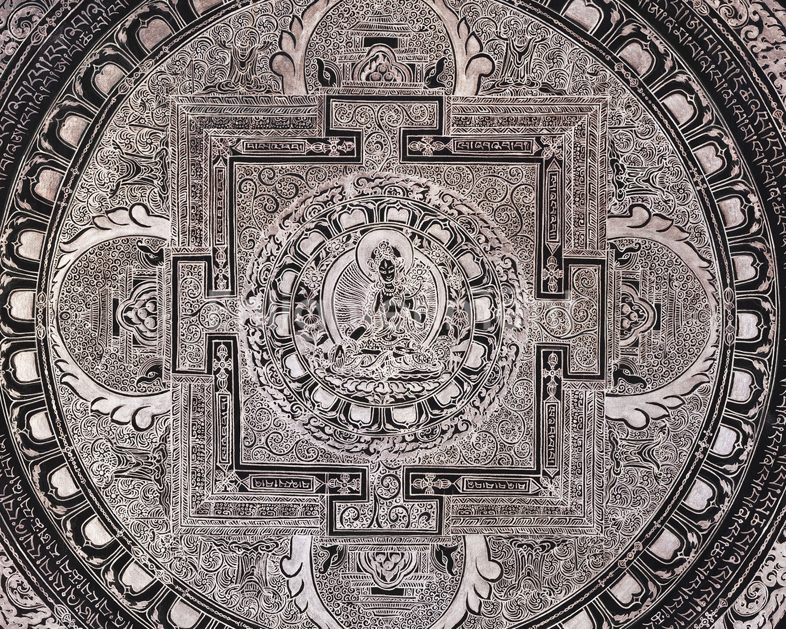 White Tara Mandala | Thangka for Healing, Longevity & Protection