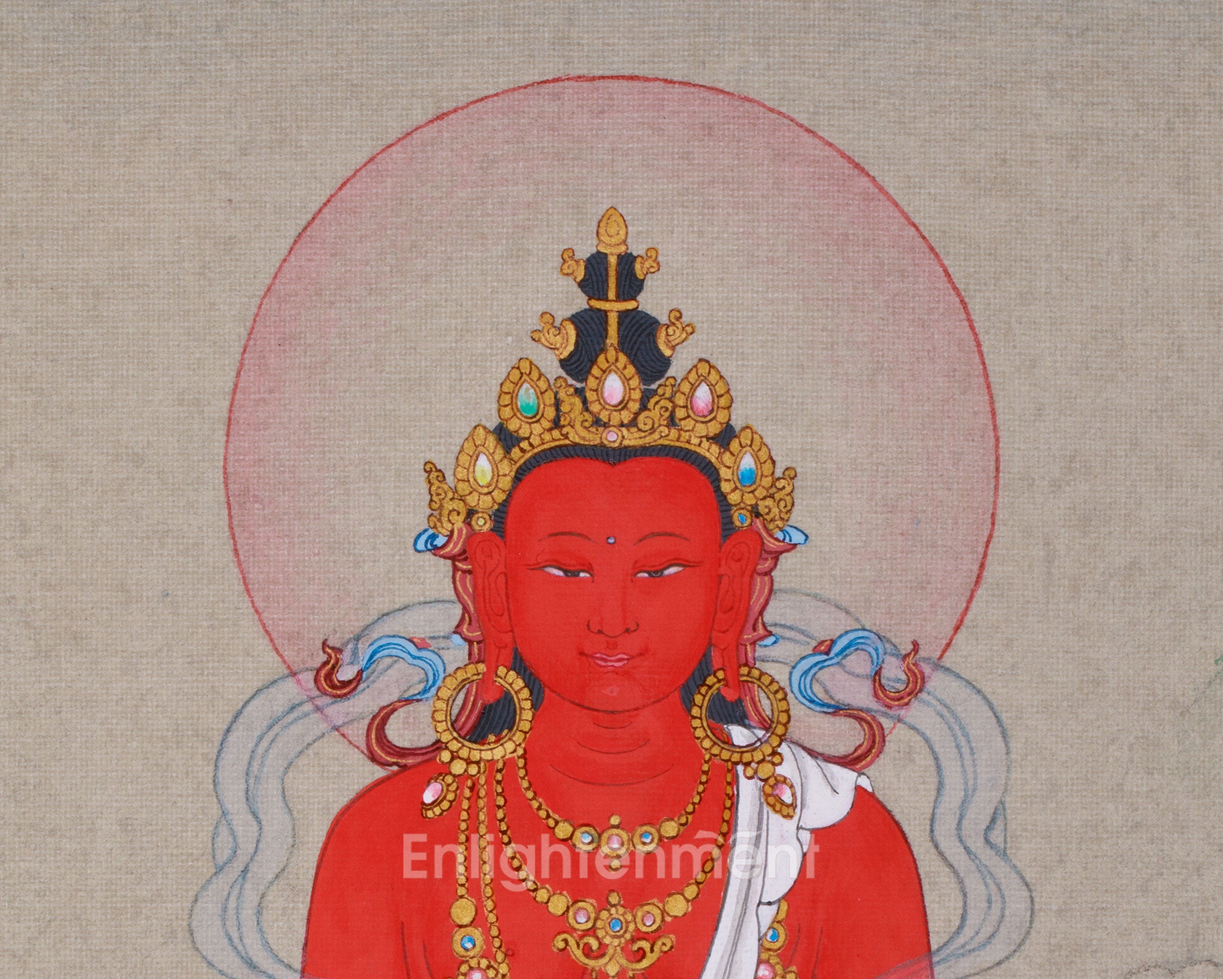 Aparmita Buddha Thangka | Longevity and Wisdom