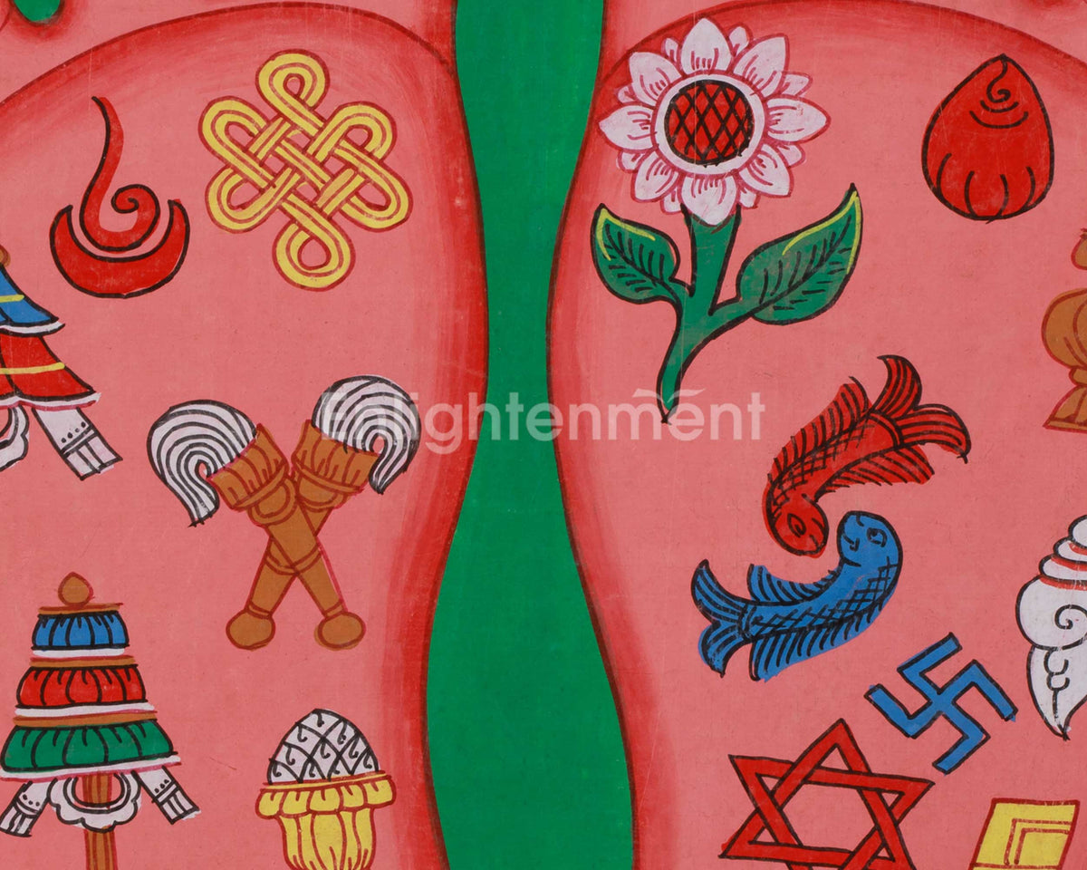Buddha's Feet Laden | Auspicious Signs
