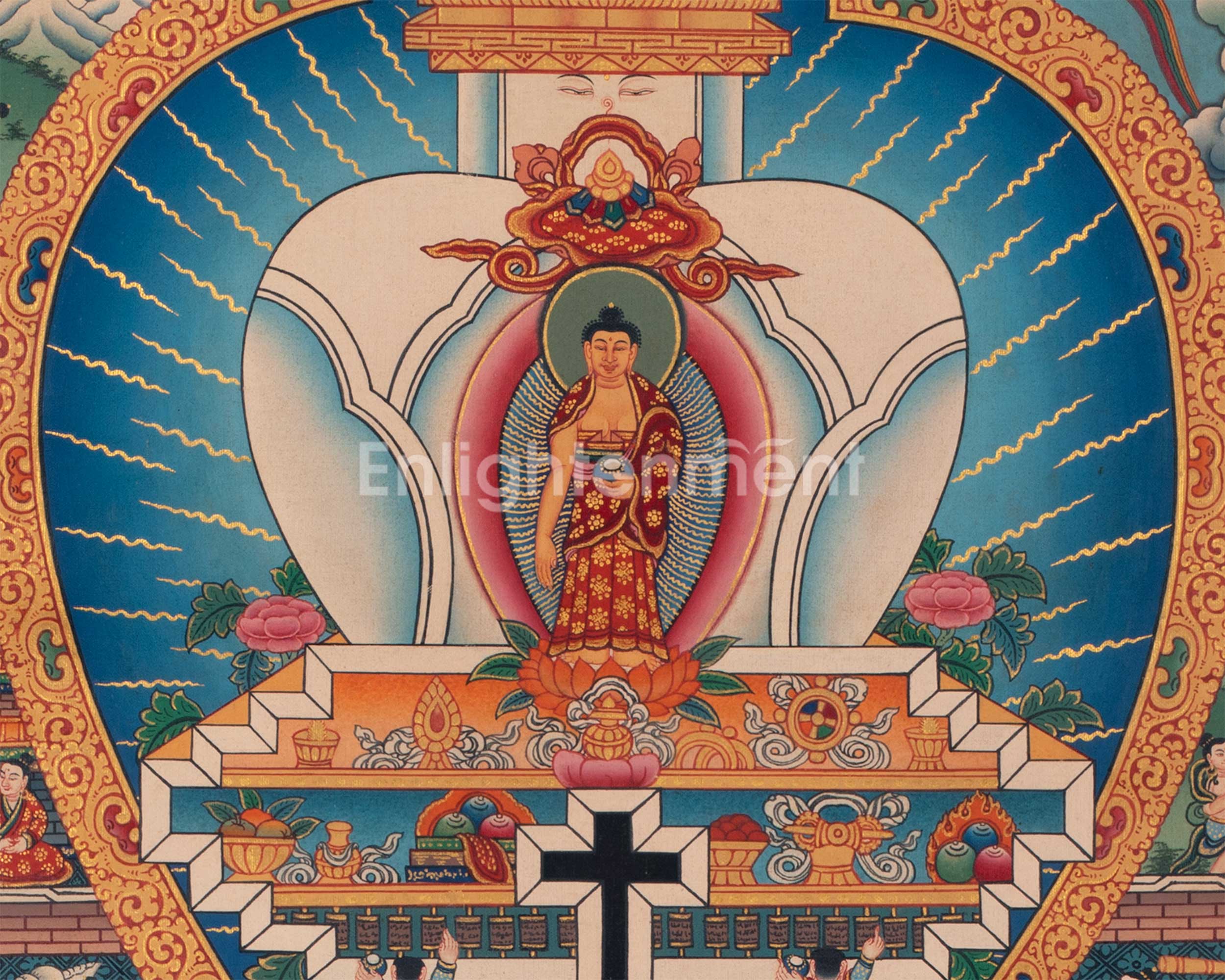 Buddhist Stupa Thangka | Buddhist Painting