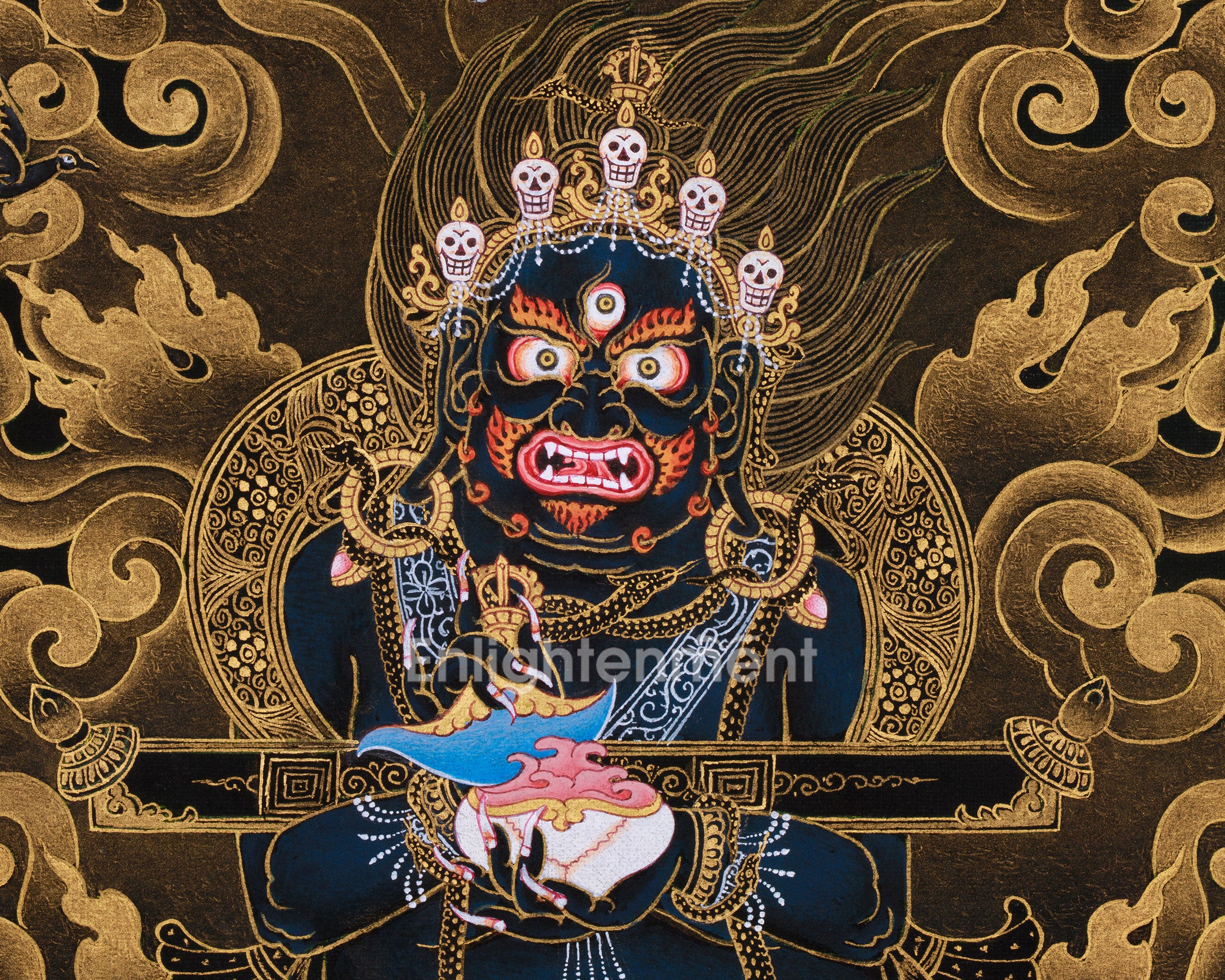 Mahakala of Sakya Tradition | Protector Deity Thangka
