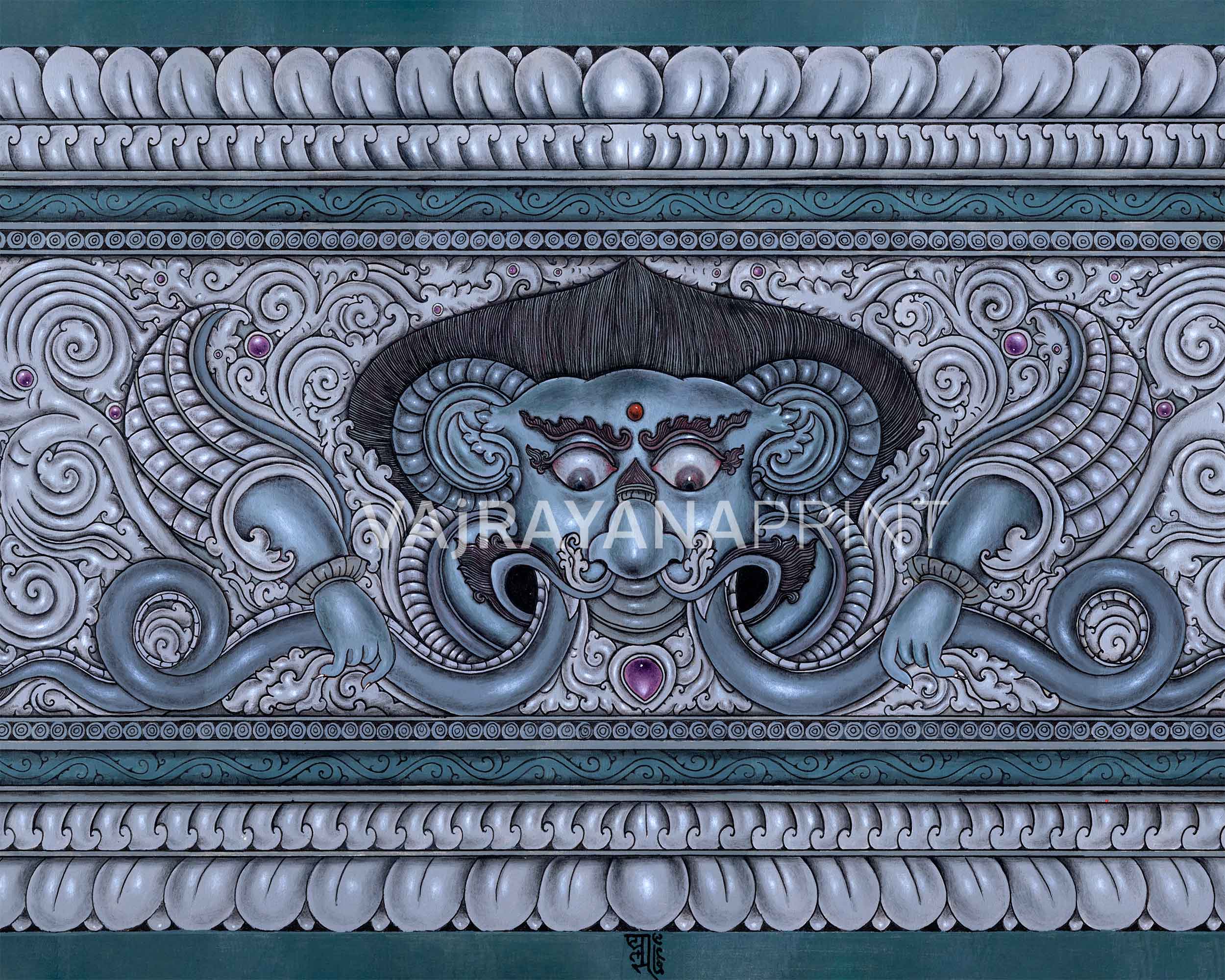 Cheppu Nepal Traditional Art Print Of Nepal | Cultural Significance Of Nepal