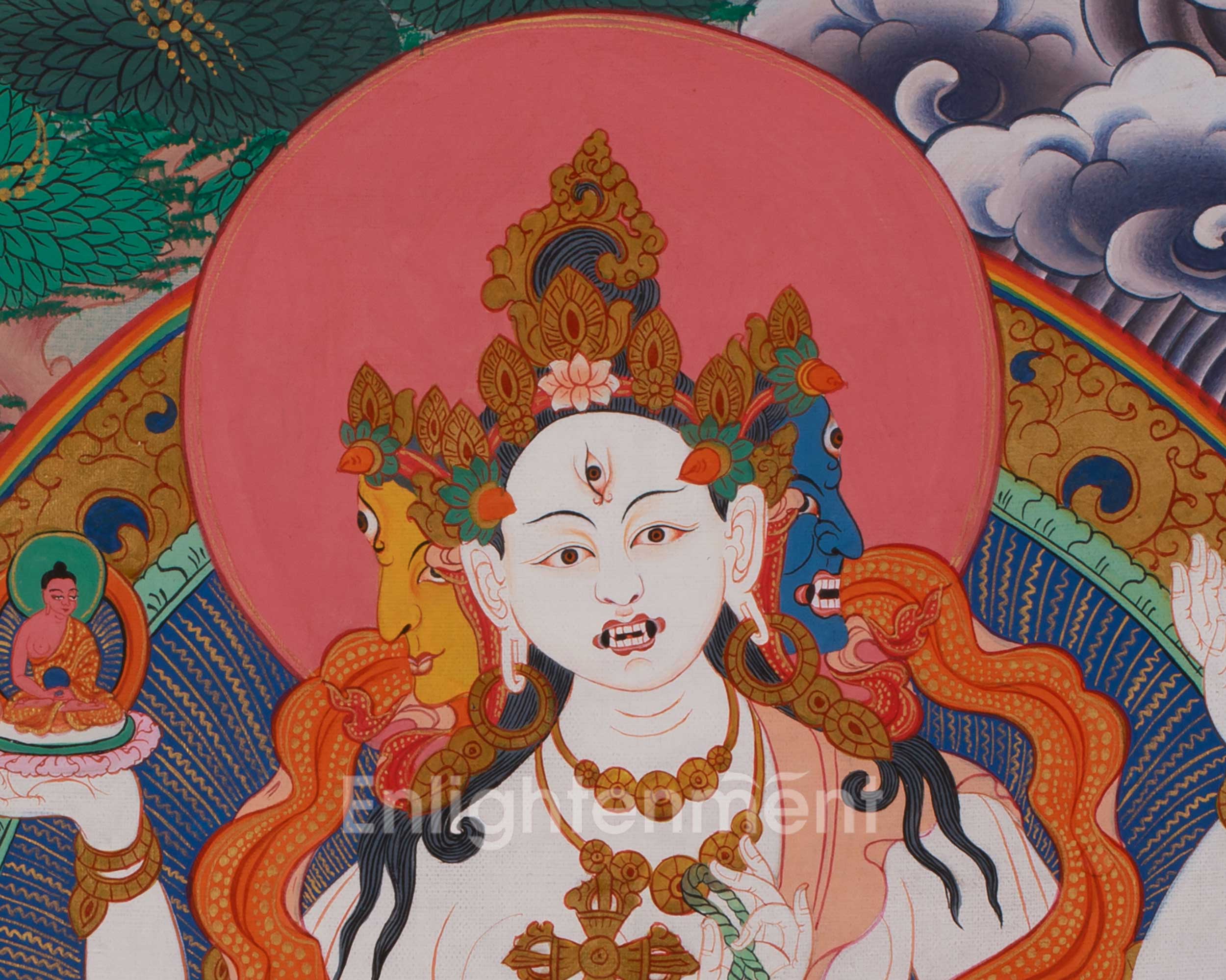 Traditional Thangka of Namgyalma | Buddhist Deity of Longevity