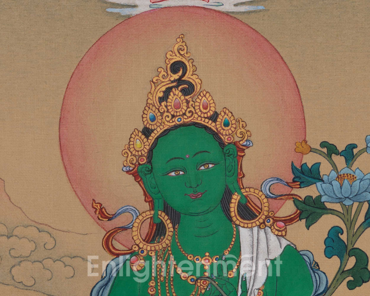 Green Tara Liberator Deity | The Swift Savioress | Represents Compassion and Protection