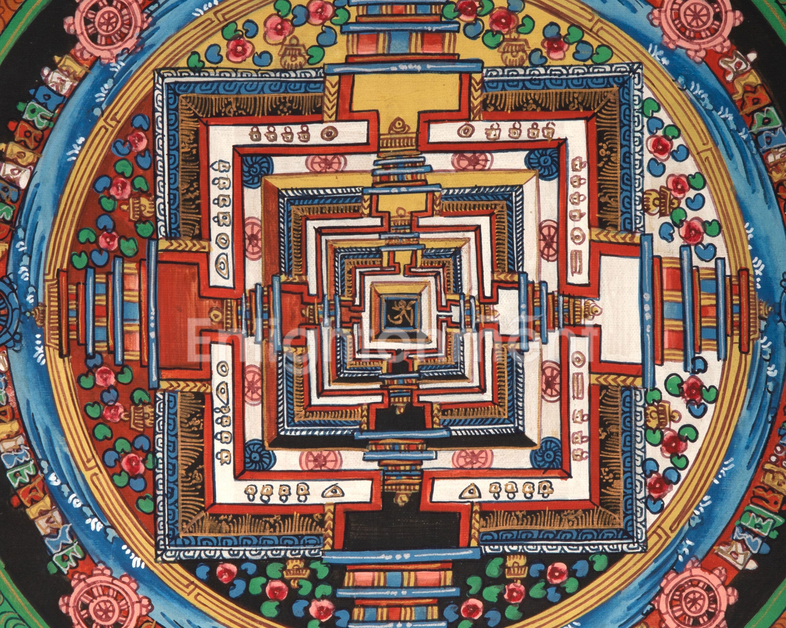 Kalachakra Mandala Artwork | Harmony and Spiritual Awakening