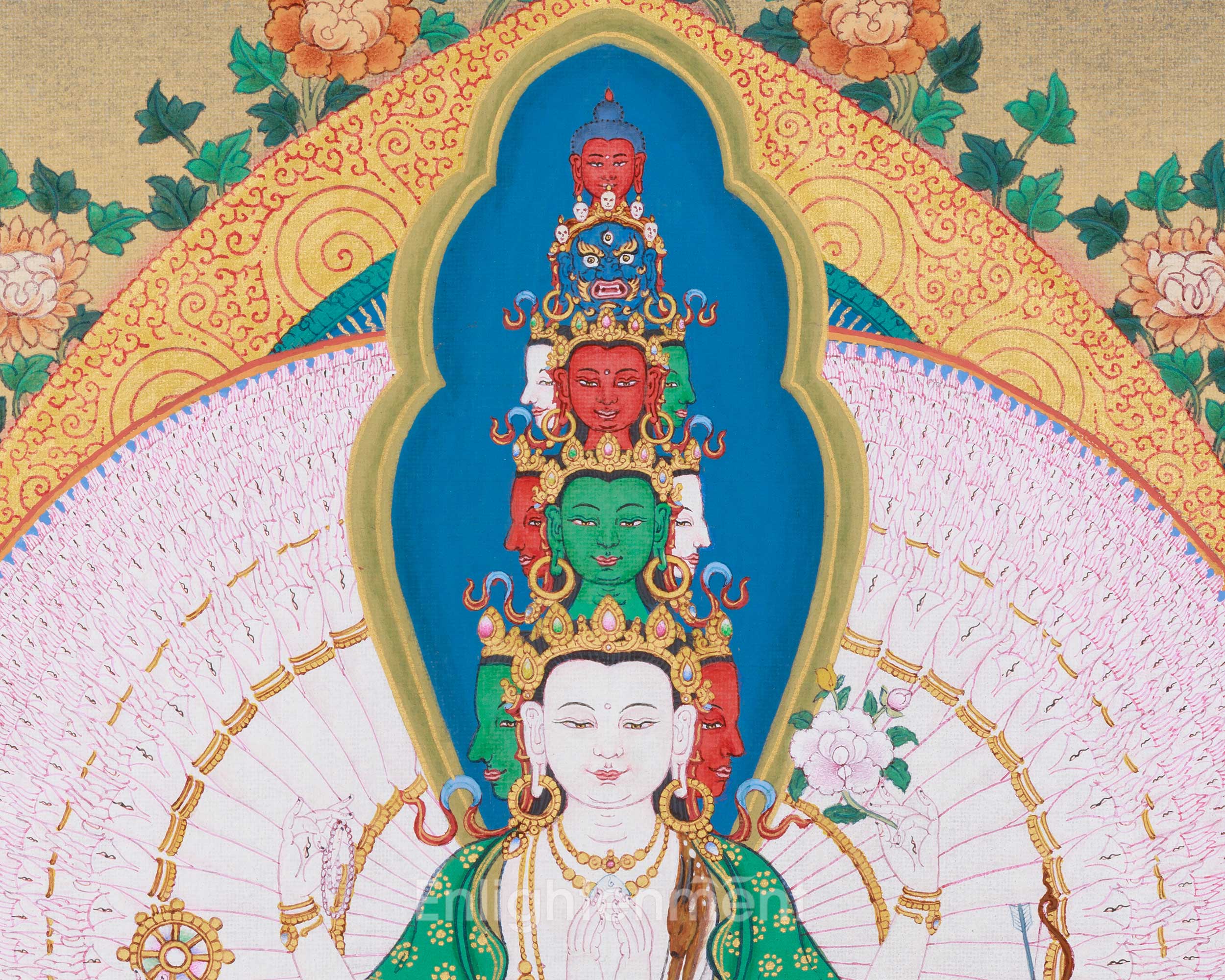 Thousand-Armed Chenrezig Buddha | Bodhisattva of Universal Compassion and Mercy