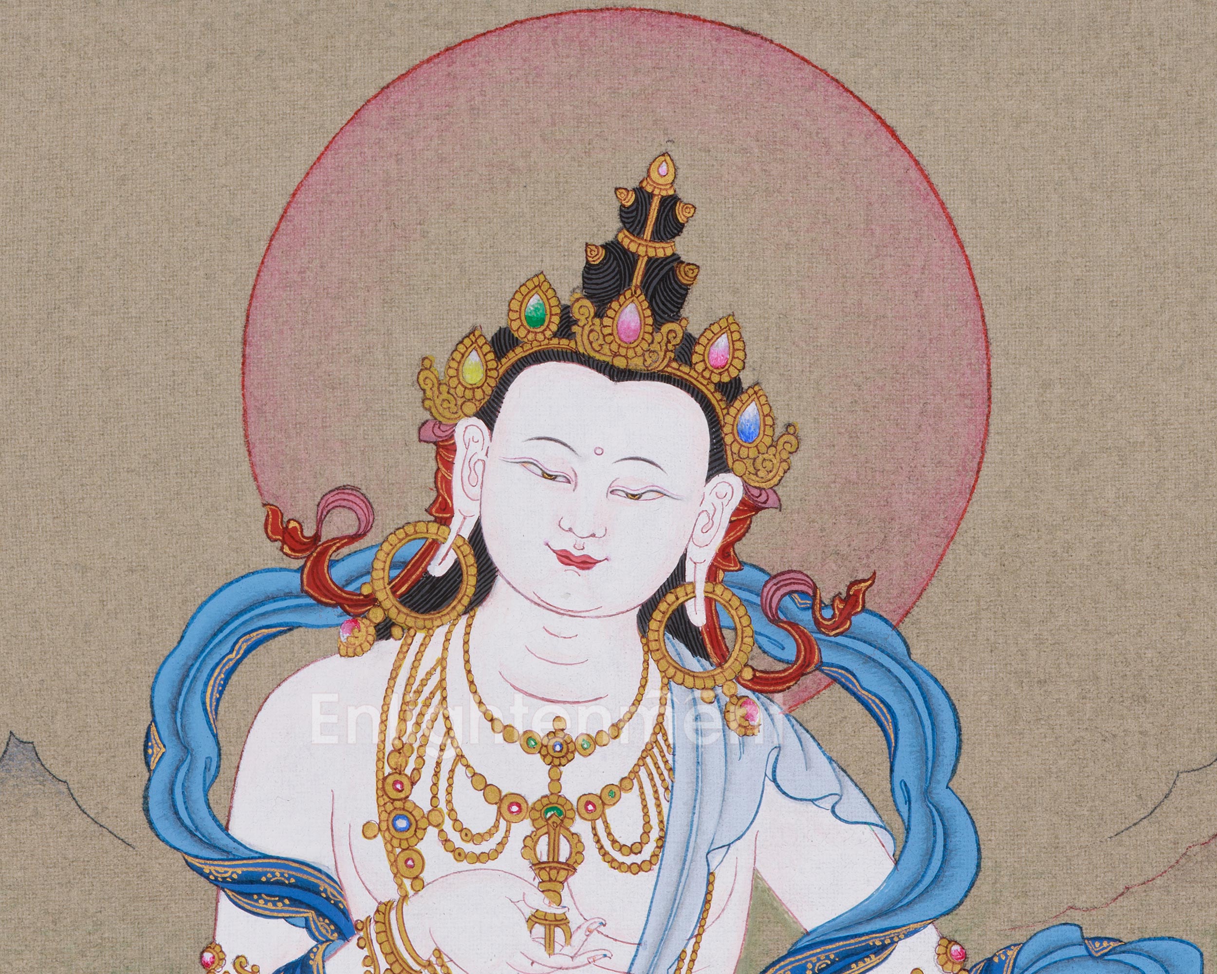 Original Hand-Painted Dorje Sempa Artwork | Enlightened Deity
