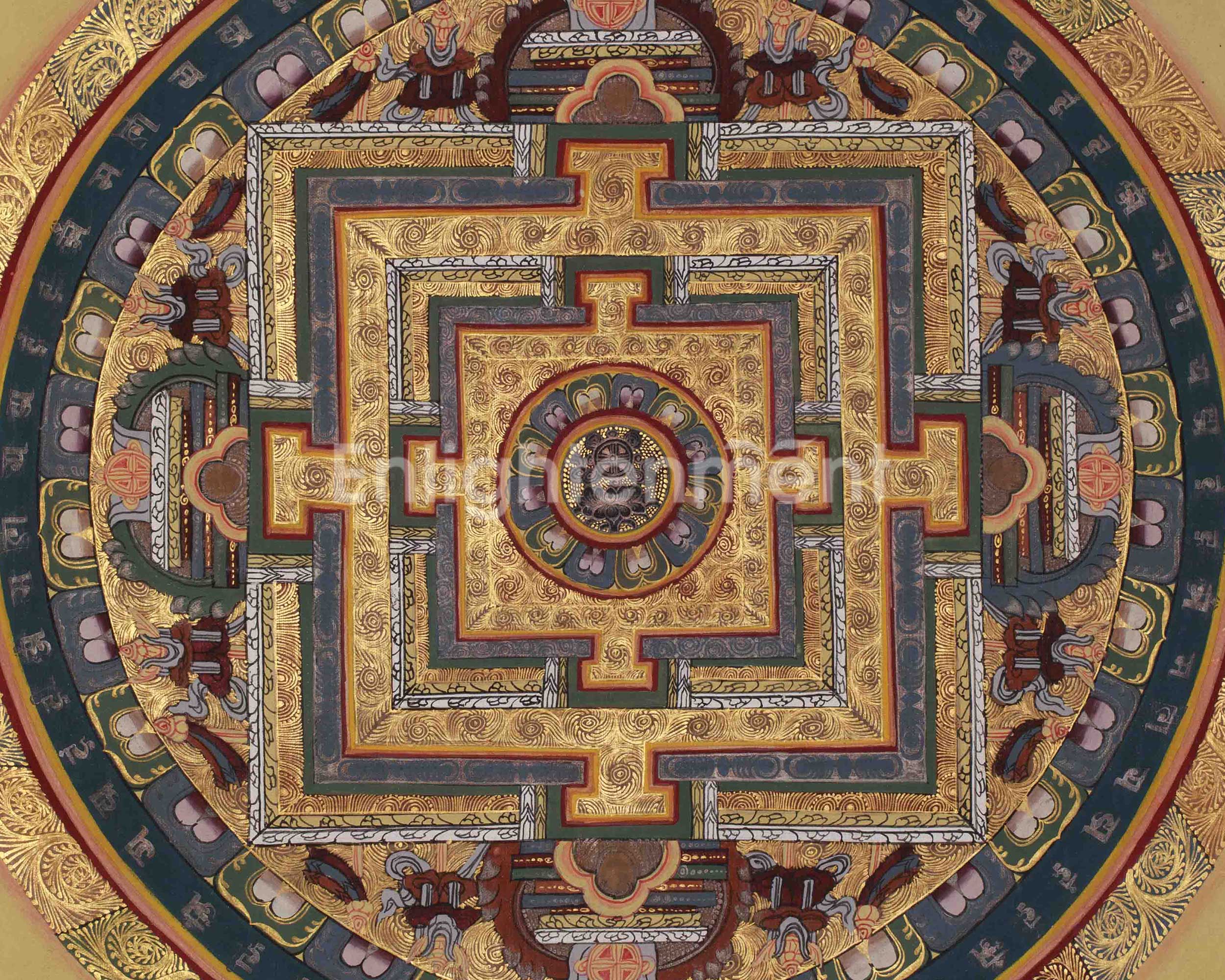 Kalachakra Spiritual Mandala Art | Wisdom, Protection, and Inner Awakening