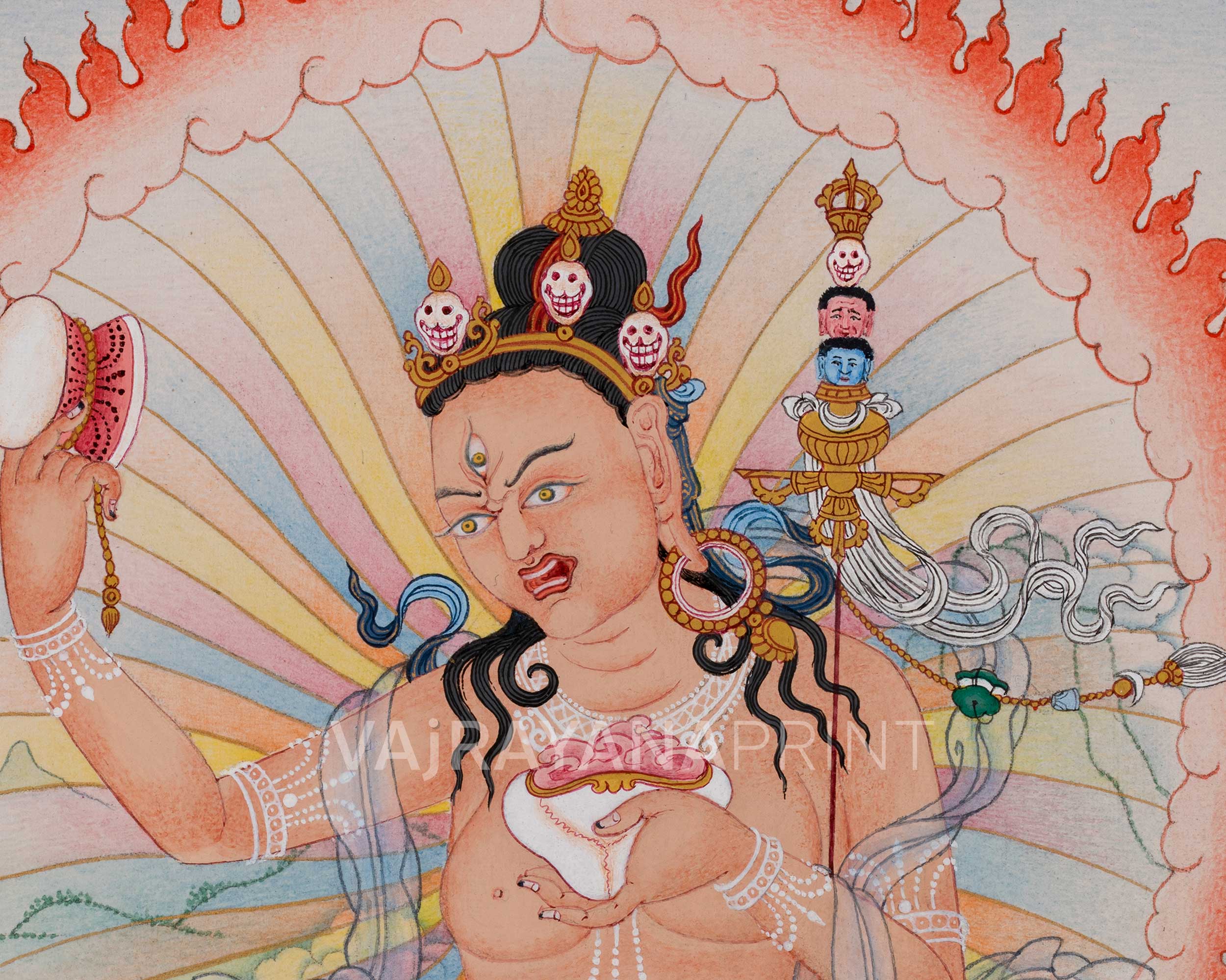 Niguma Dakini Canvas Print | Tantric Buddhist Wall Art | Premium Giclee Print