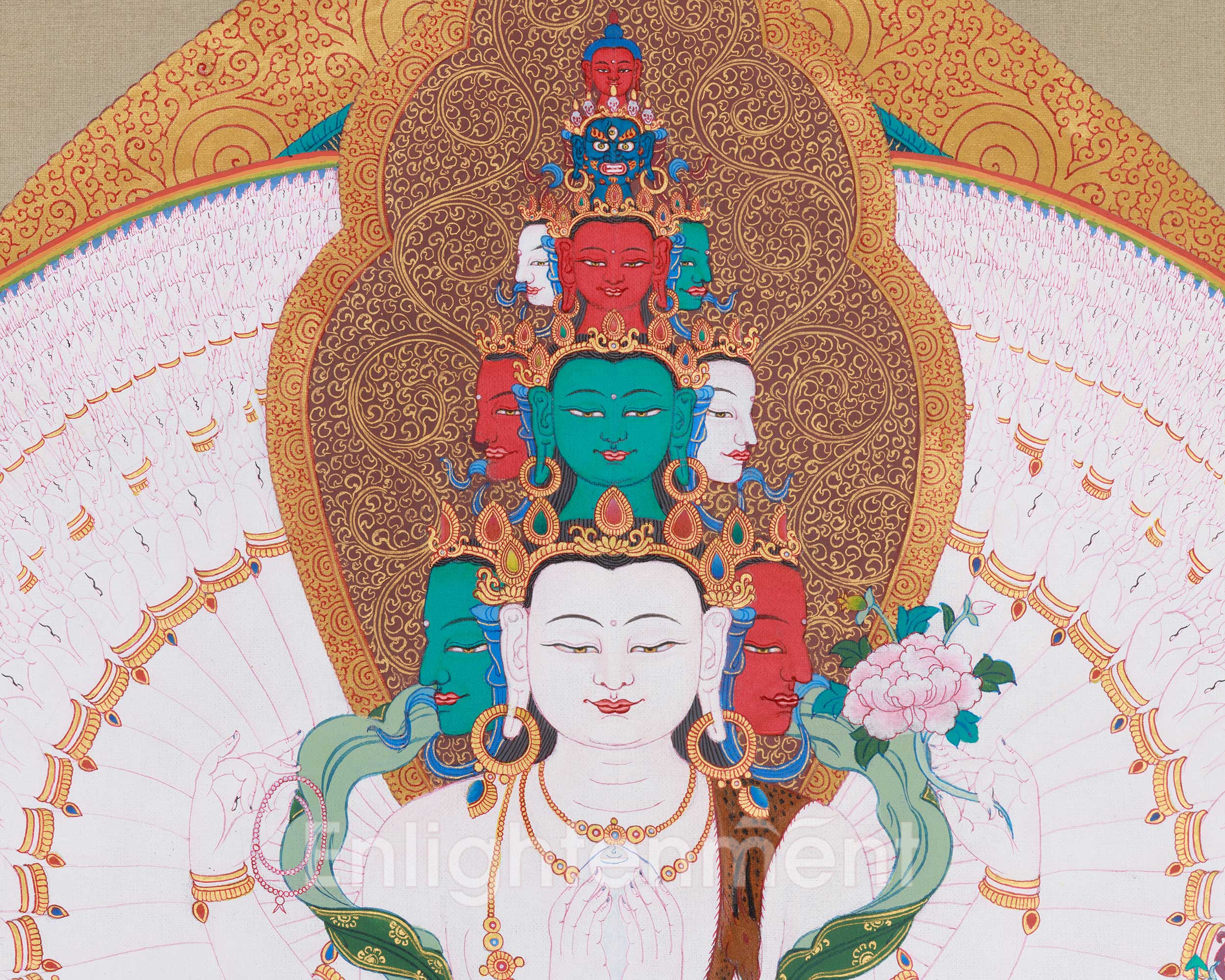 Thousand Armed Chenrezig Bodhisattva | Protector and Savior of All Beings