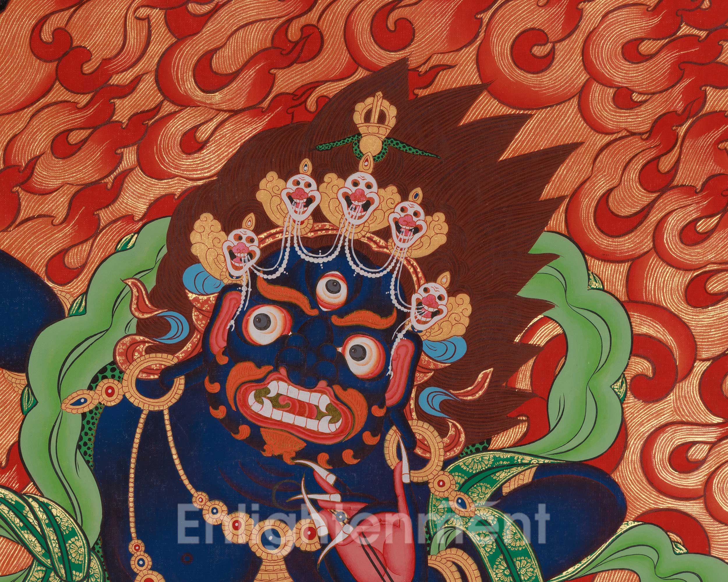 Vajrapani Spiritual Thangka | Revered as a Protector of the Buddha