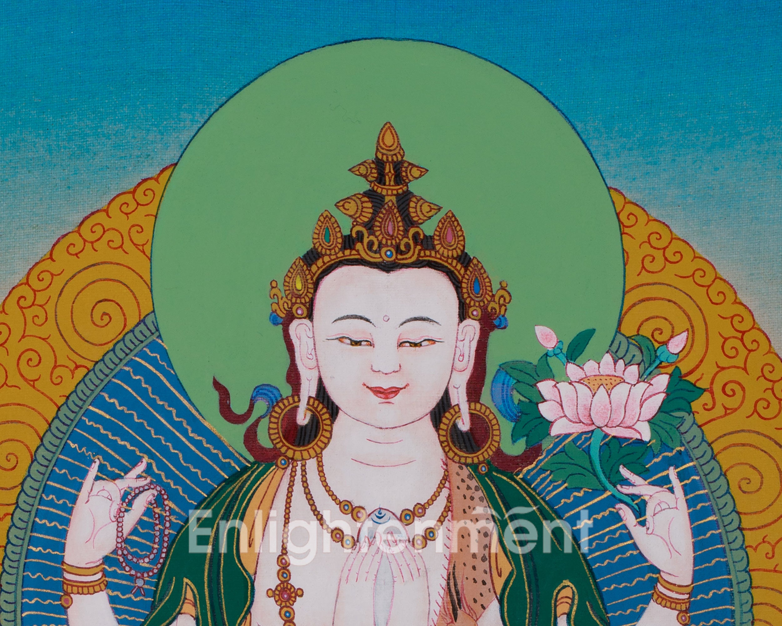 Chenrezig Compassion Bodhisattva | A Sacred Depiction of Infinite Mercy
