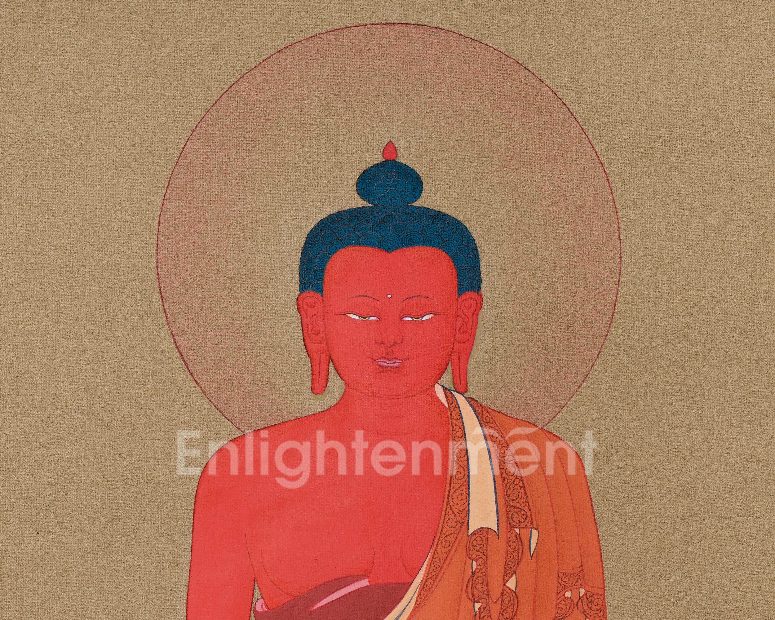 Meditation Amitabha Buddha Thangka | The Buddha of Infinite Light for Inner Harmony