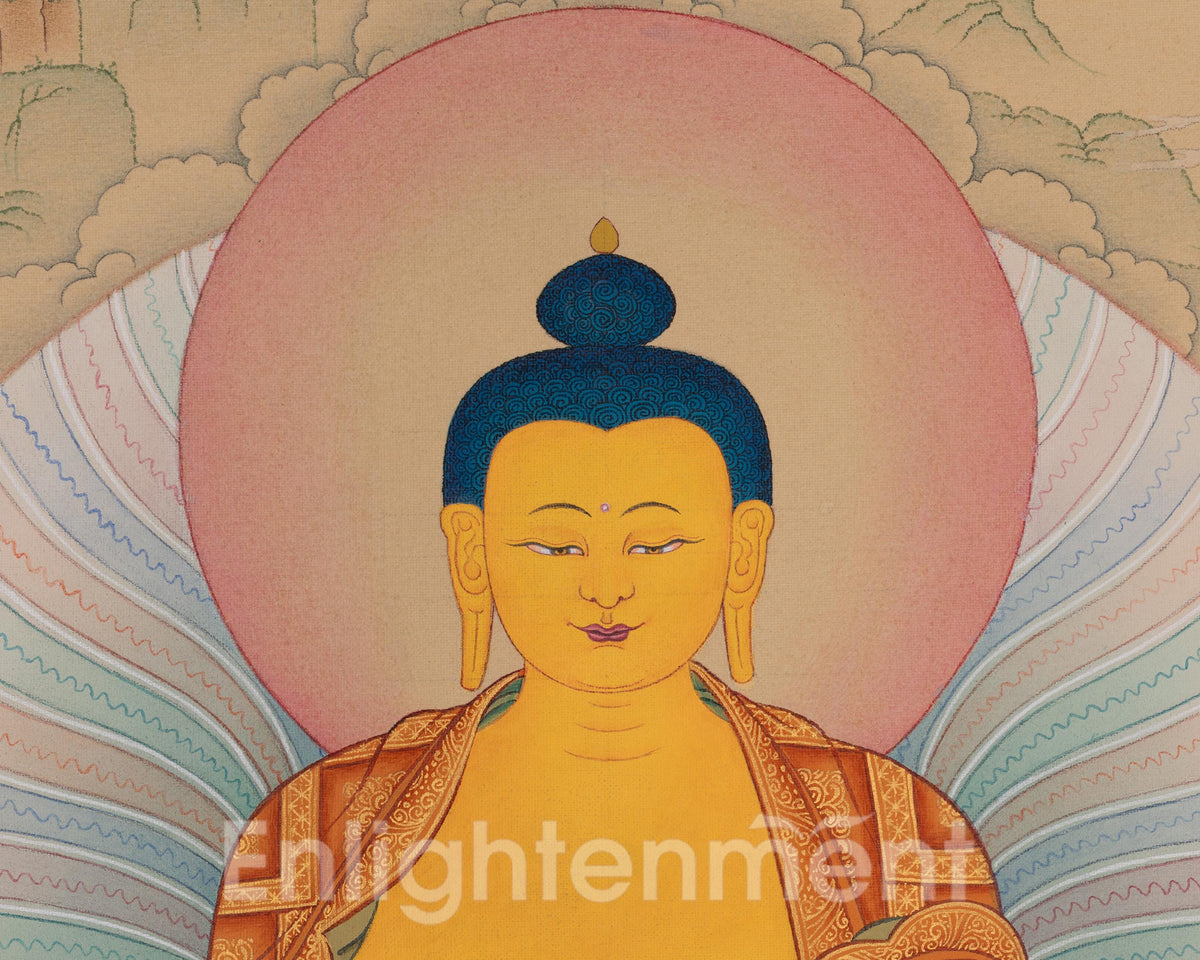 Shakyamuni Buddha Sacred Artwork | Sacred Art of Enlightenment and Buddhist Wisdom