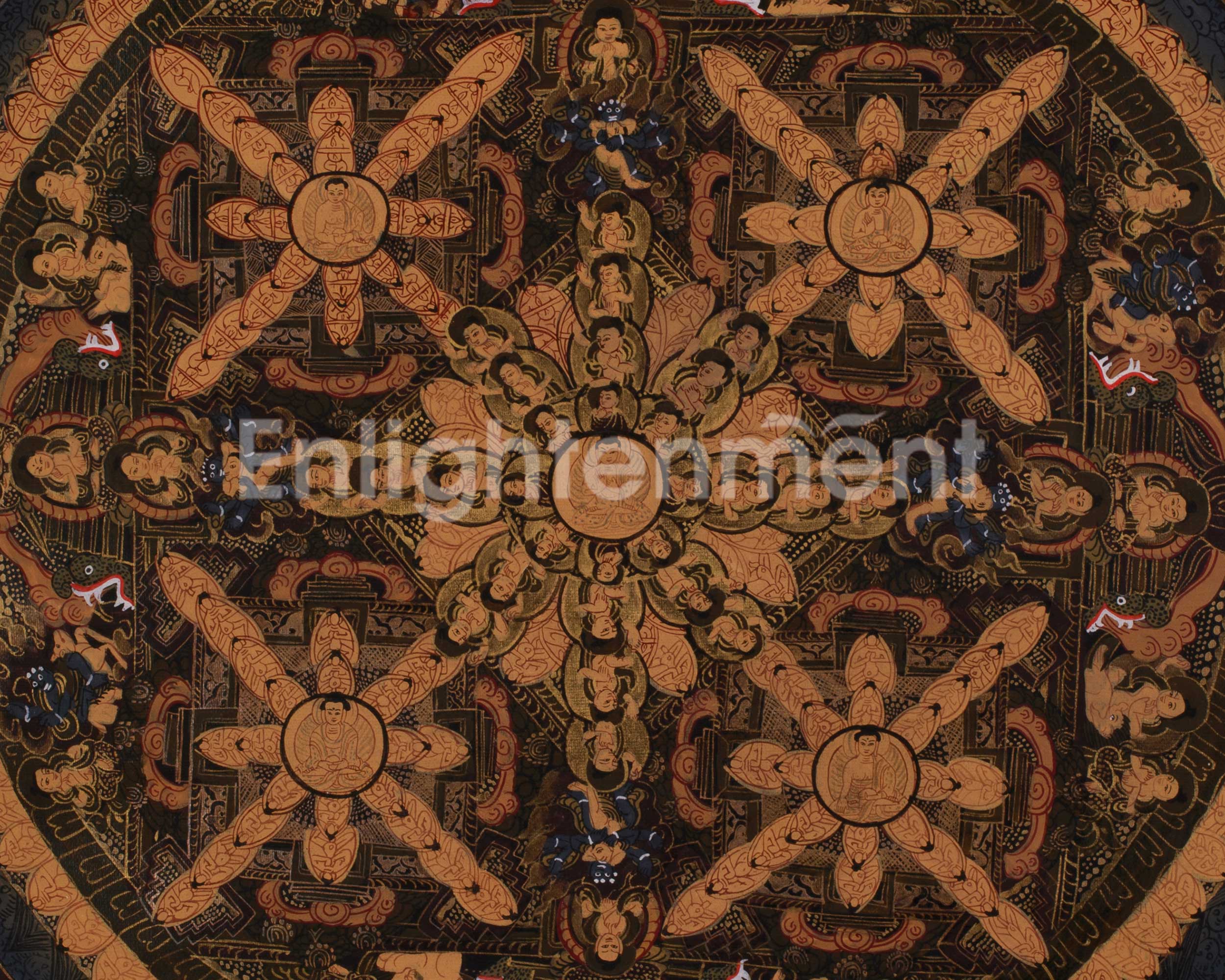 Divine Art of Buddha Mandala | Meditation Altar | Symbolizing Enlightenment and Compassion