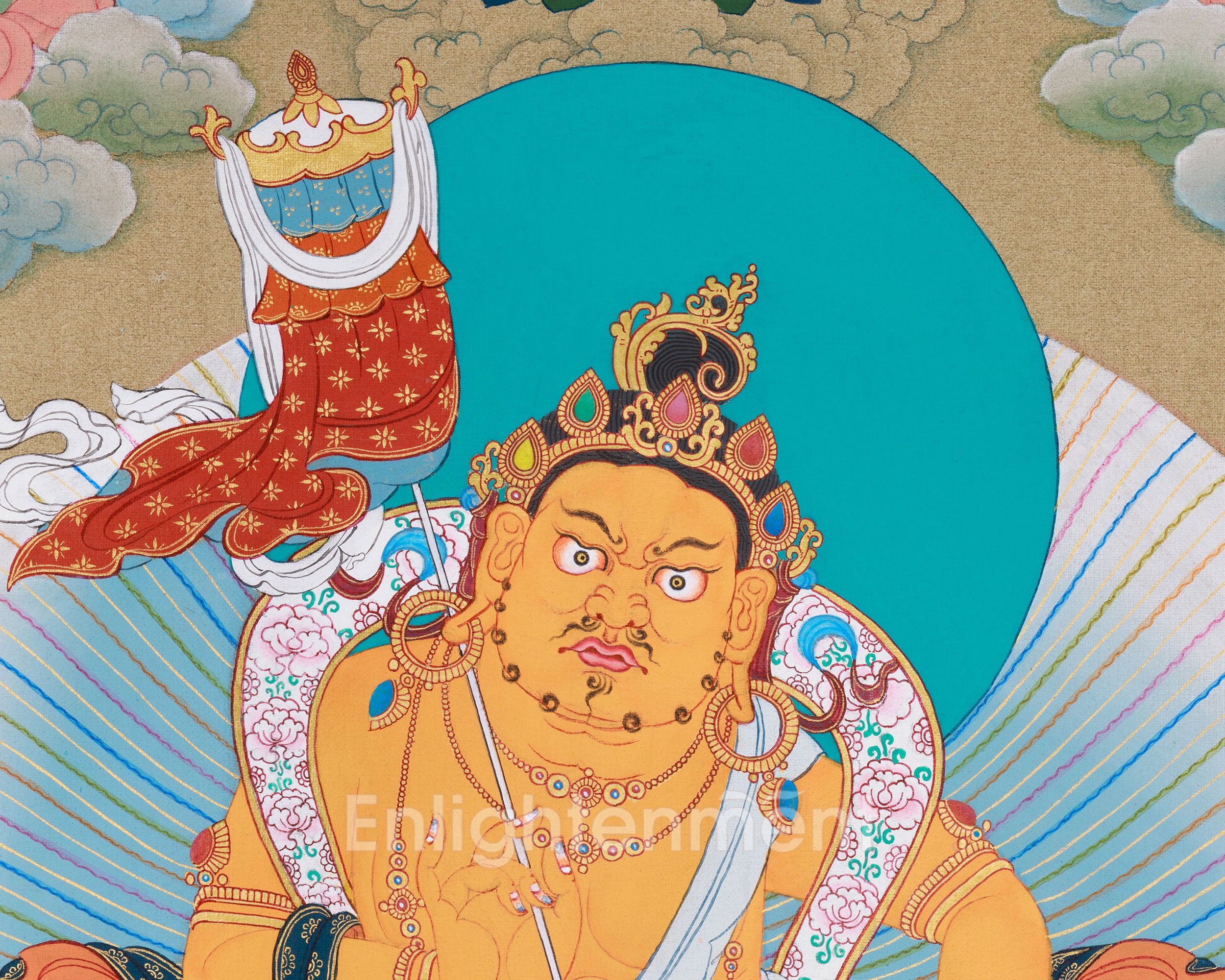 Namtoshe with Five Jambhalas | Buddhist Wealth Deities