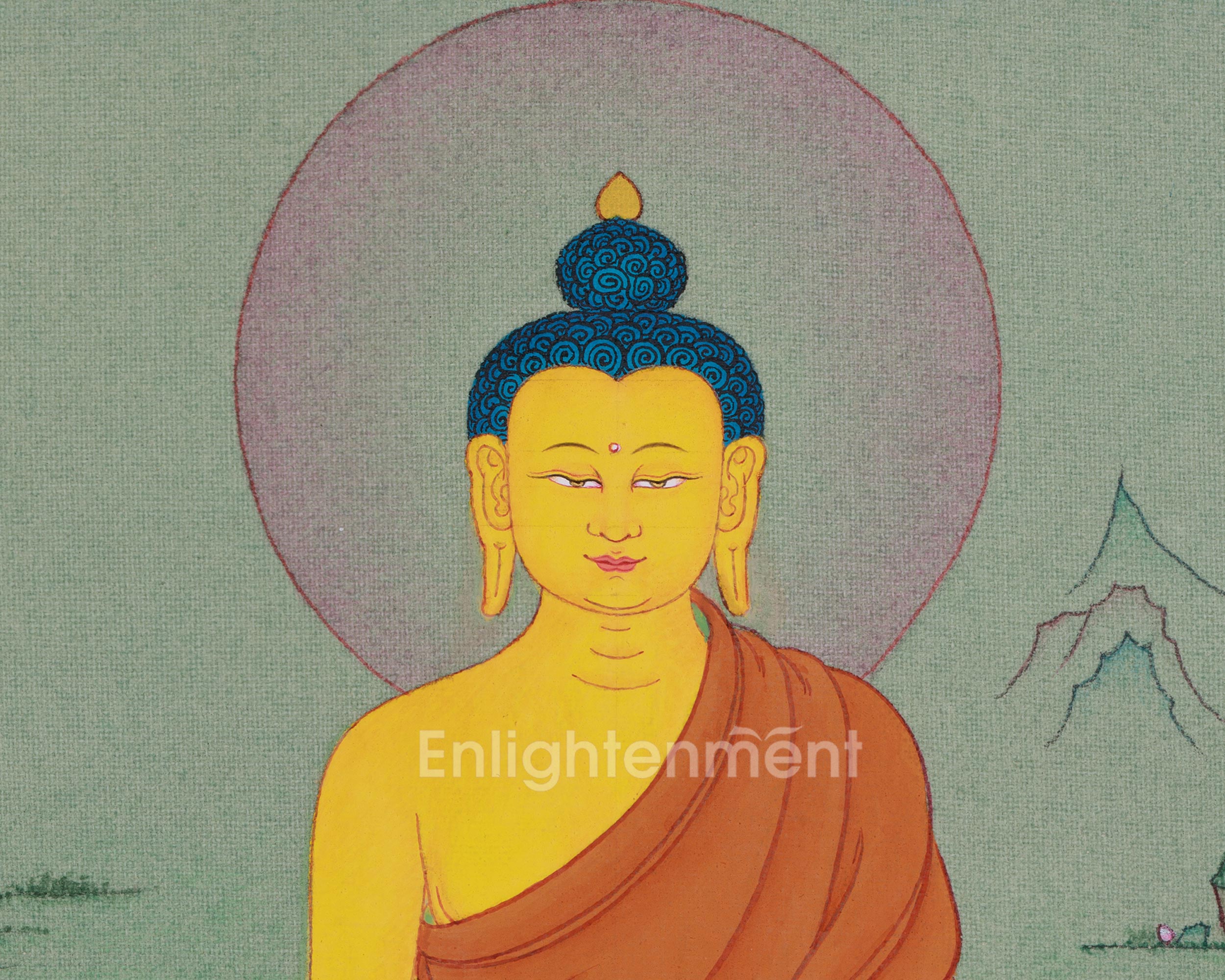 Buddhist Tradition Shakyamuni Buddha Thangka | Dharma Teacher