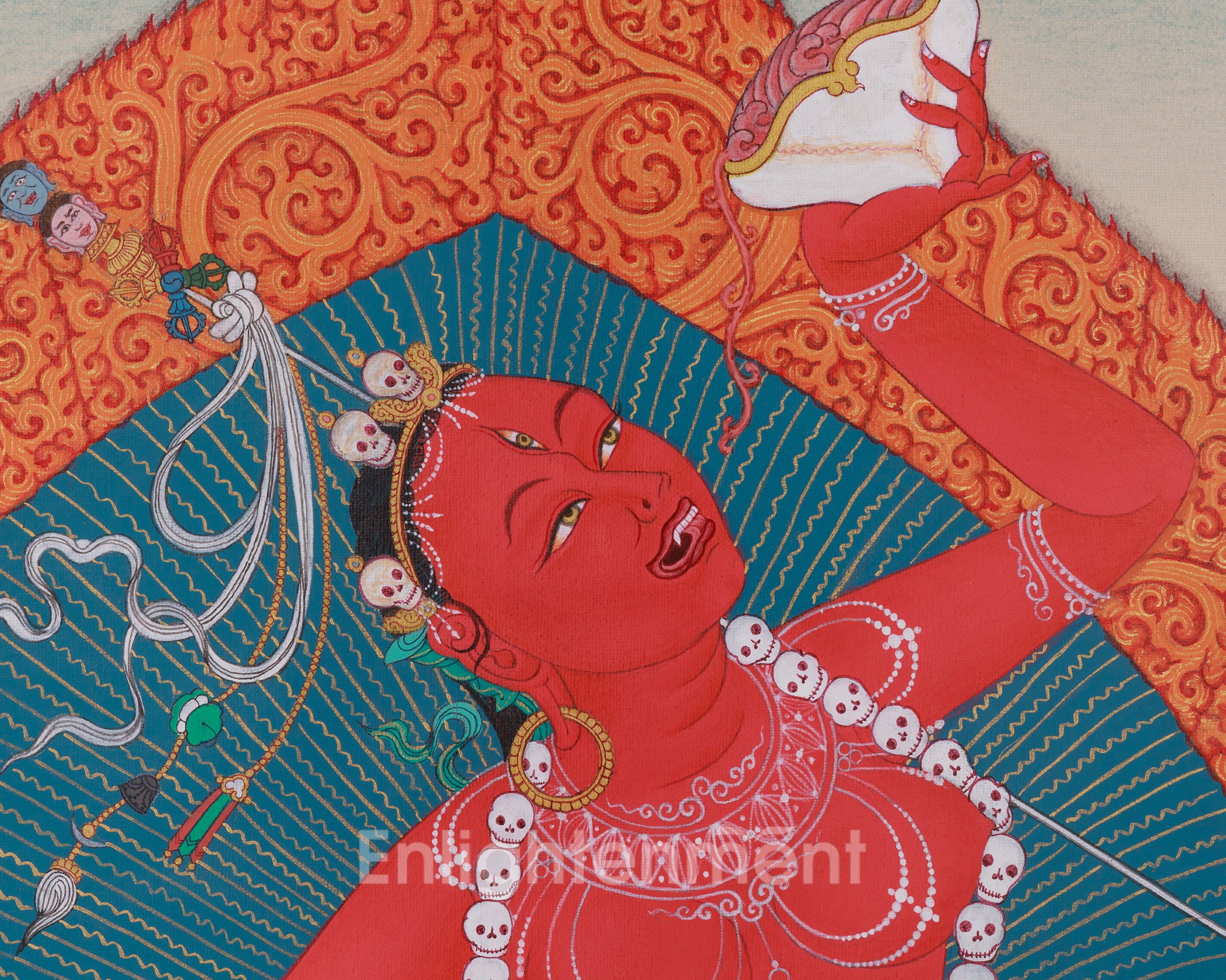 Vajrayogini Spiritual Thangka | Symbolizing Transformation and Enlightened Energy