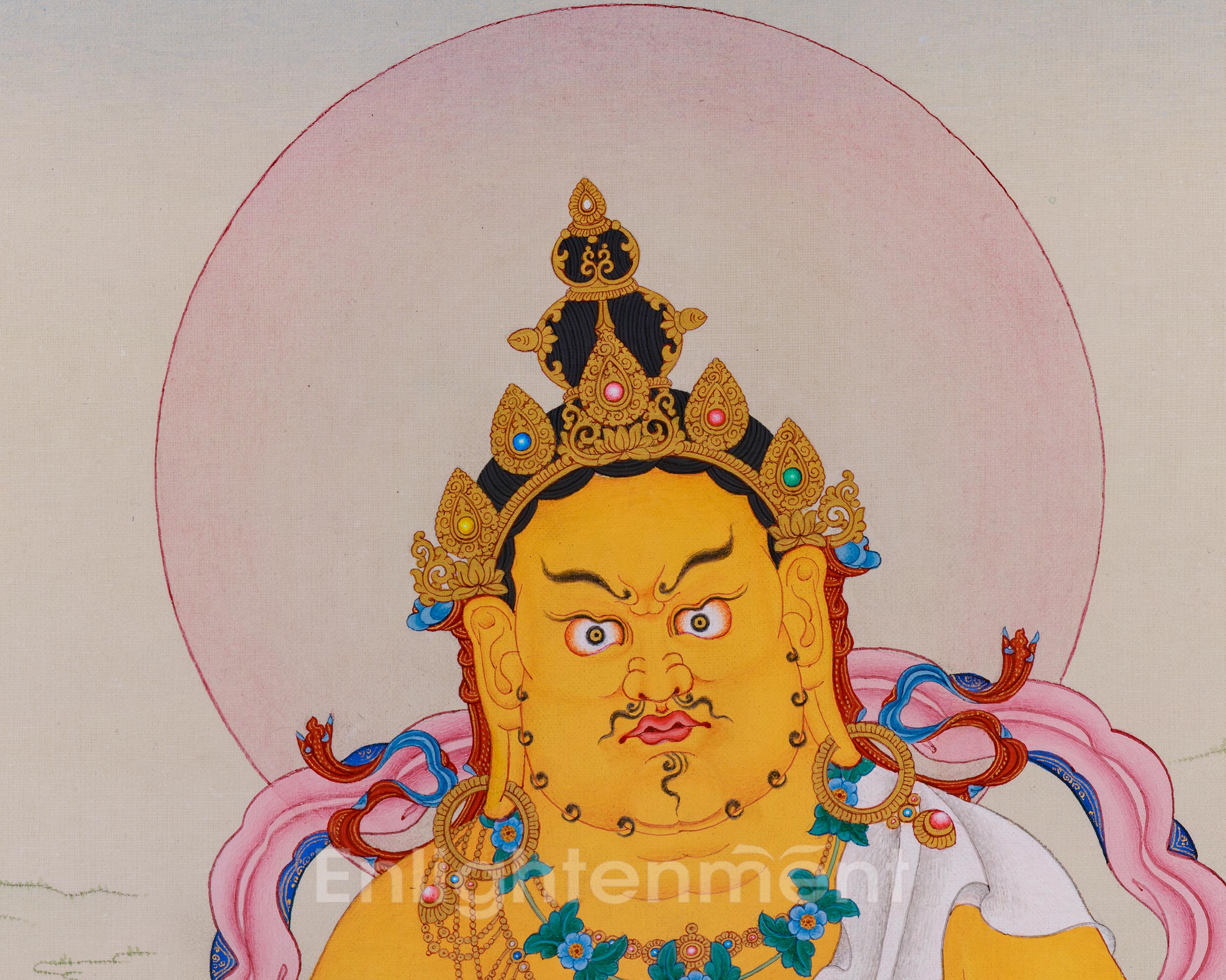 Jambala Thangka | Wealth Deity of Vajrayana