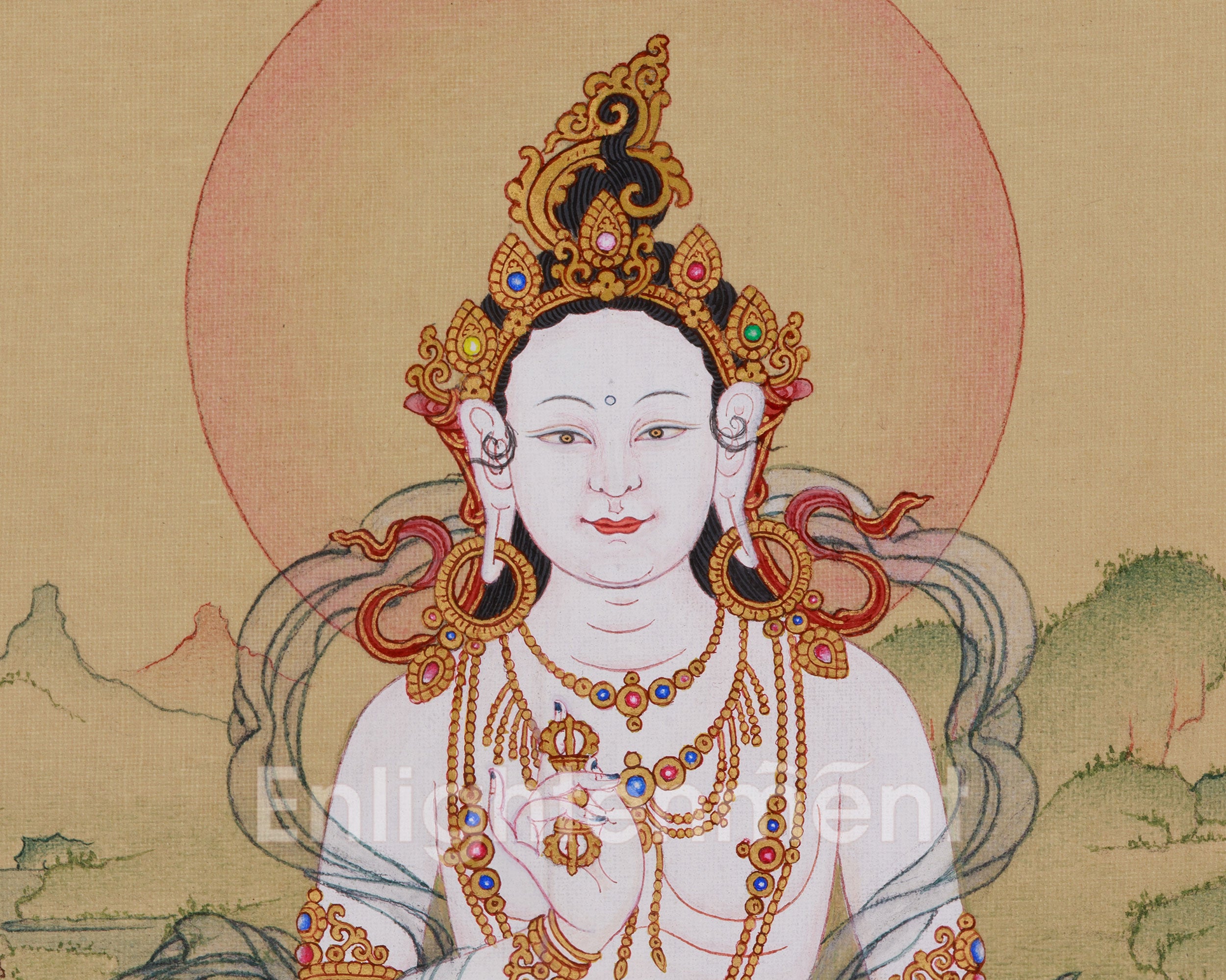 Yeshe Tsogyal Painting | Buddhist Tantric Goddess
