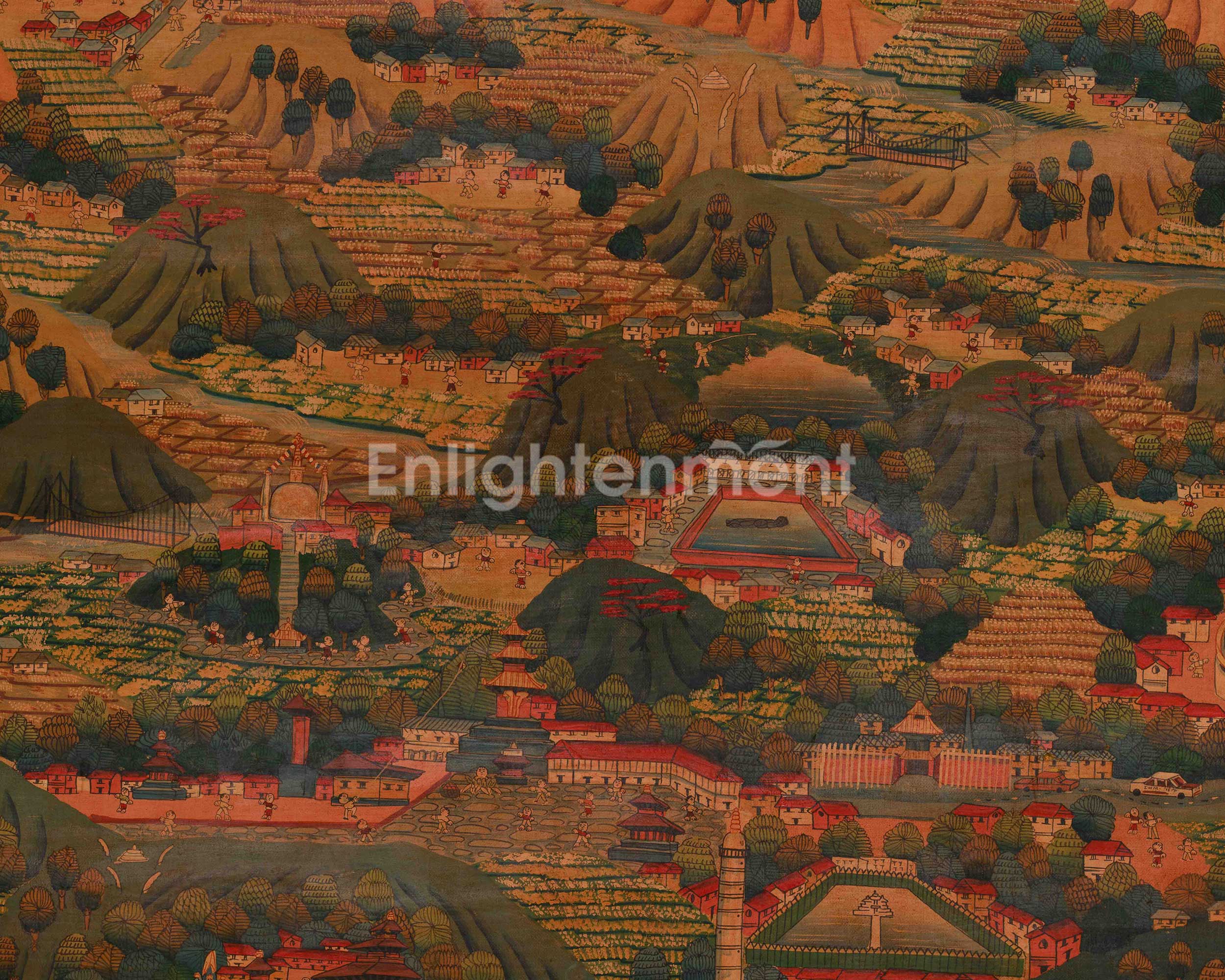Thangka Of Kathmandu Valley | Traditional Buddhist Art | A Timeless Representation of Himalayan Buddhist Culture
