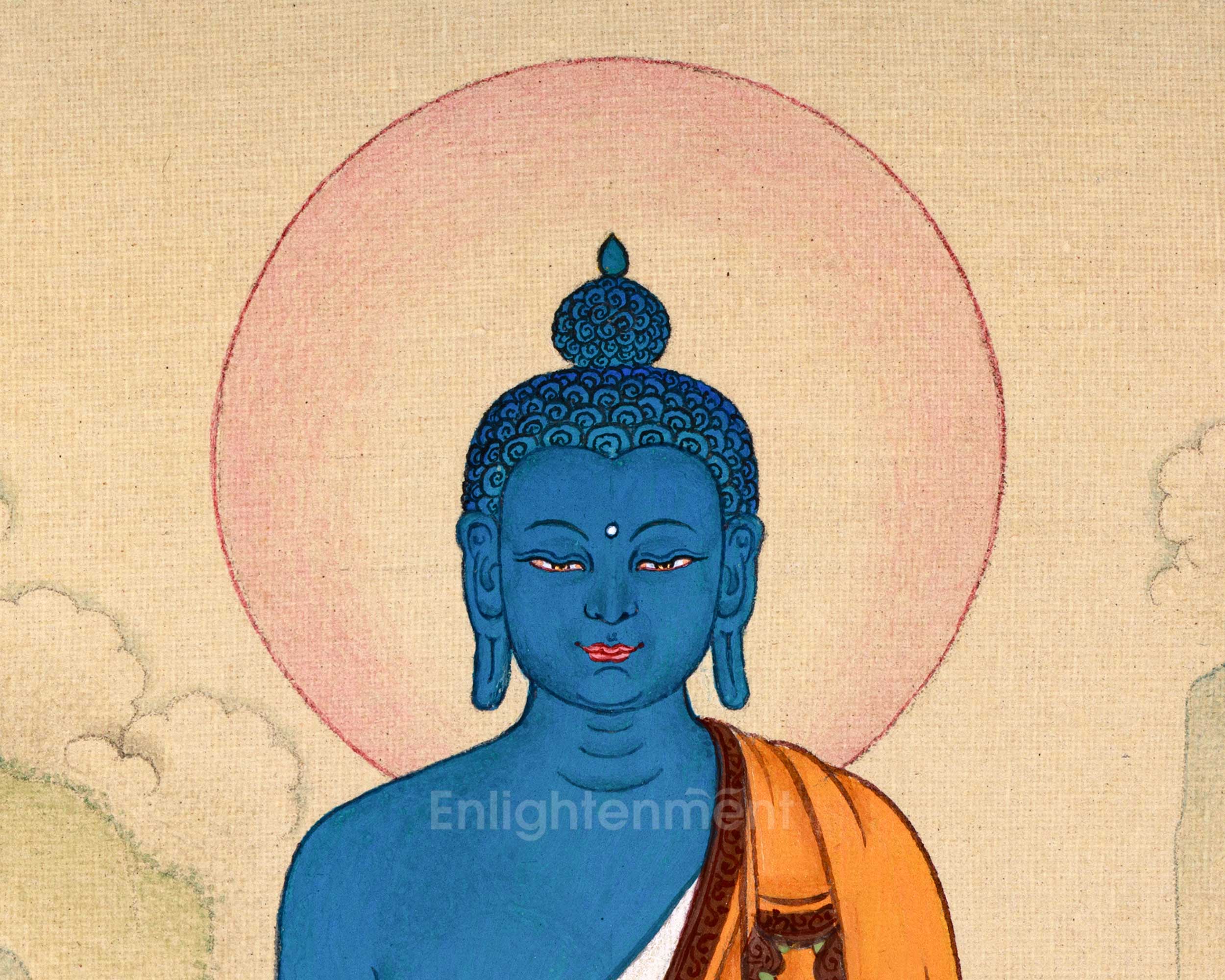 Medicine Buddha: Healing Buddha in Lhasa's Pure Stone Colors