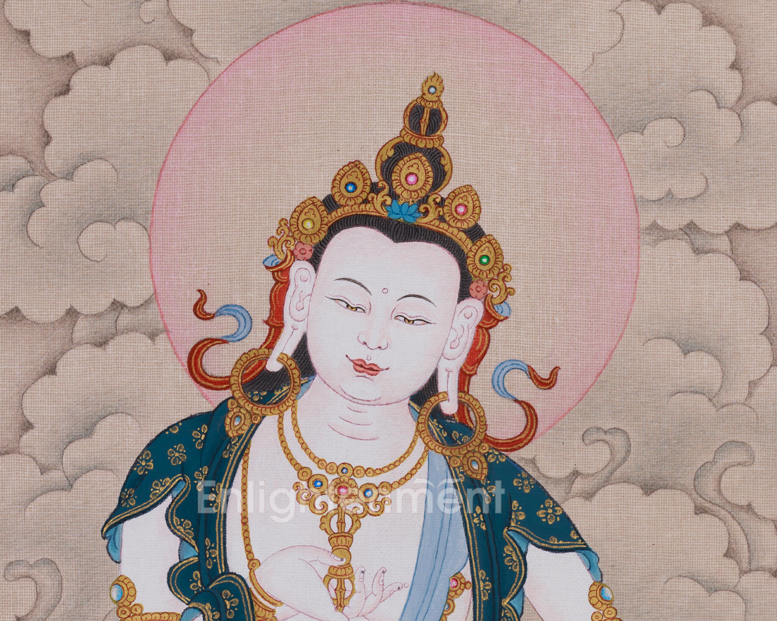 Himalayan Vajrasattva Thangka | The Bodhisattva of Purification