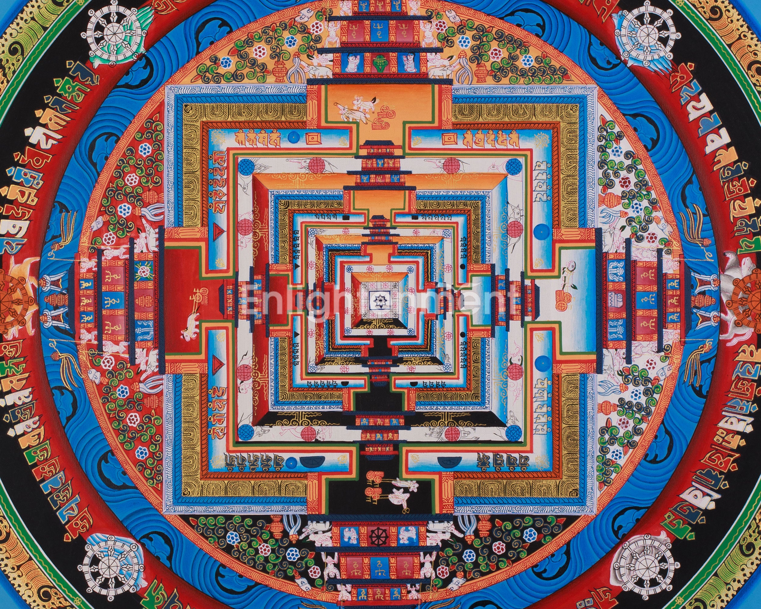 Himalayan Kalachakra Mandala | Divine Cosmic Harmony And Enlightenment