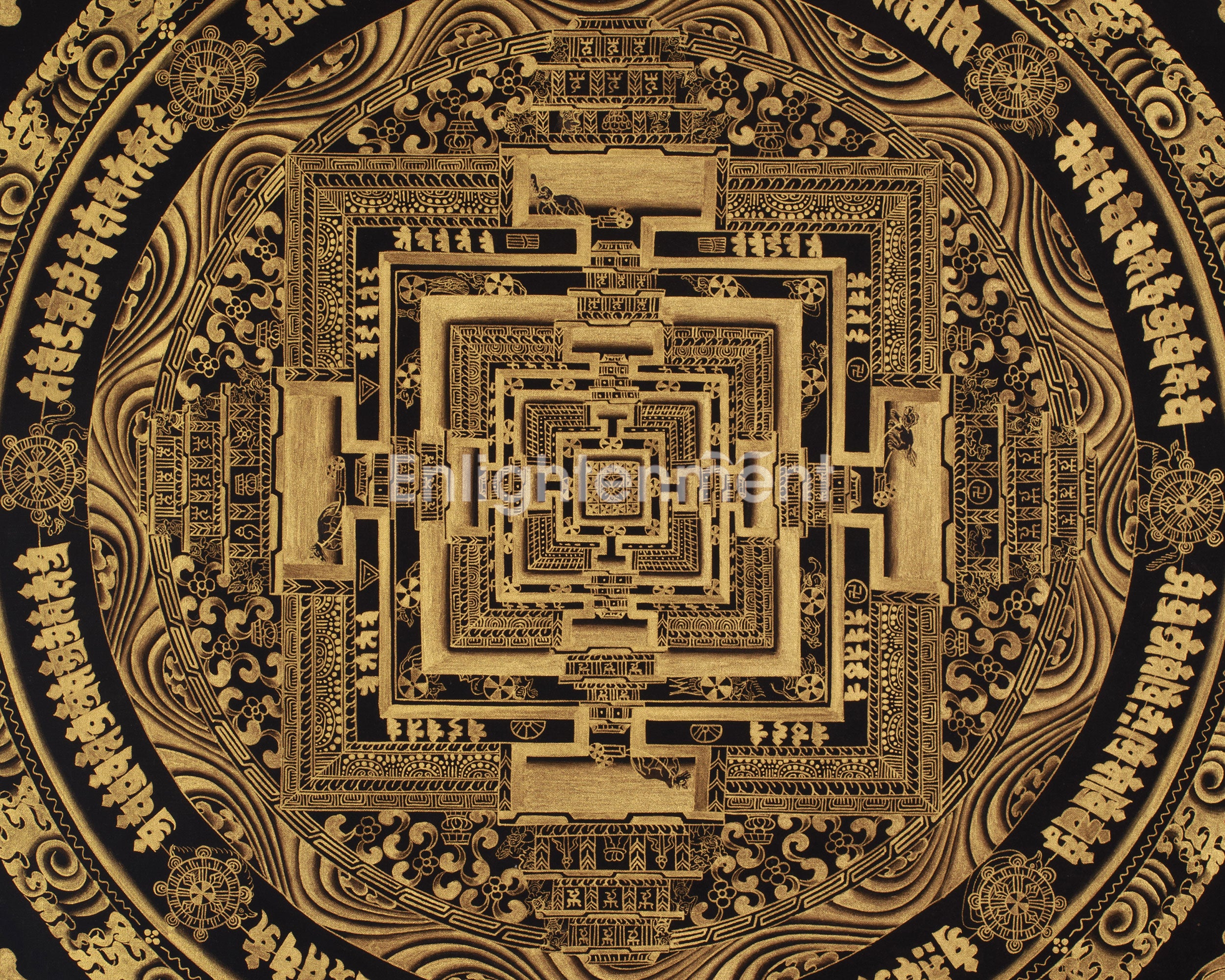 Sacred Kalachakra Mandala | The Wheel of Time | Meditation & Spiritual Altar