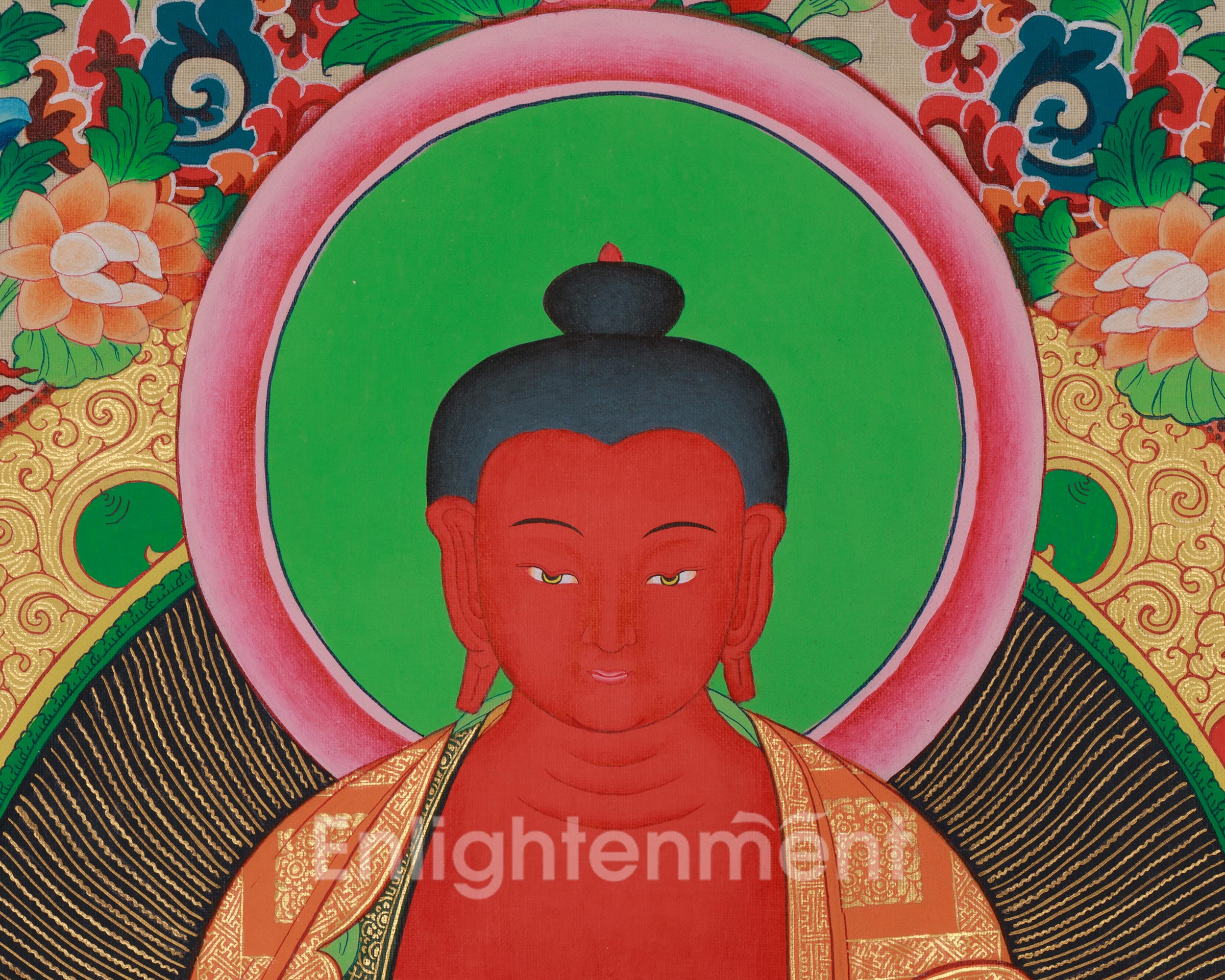 Himalayan Thangka of Amitabha Buddha | The Buddha of Infinite Light