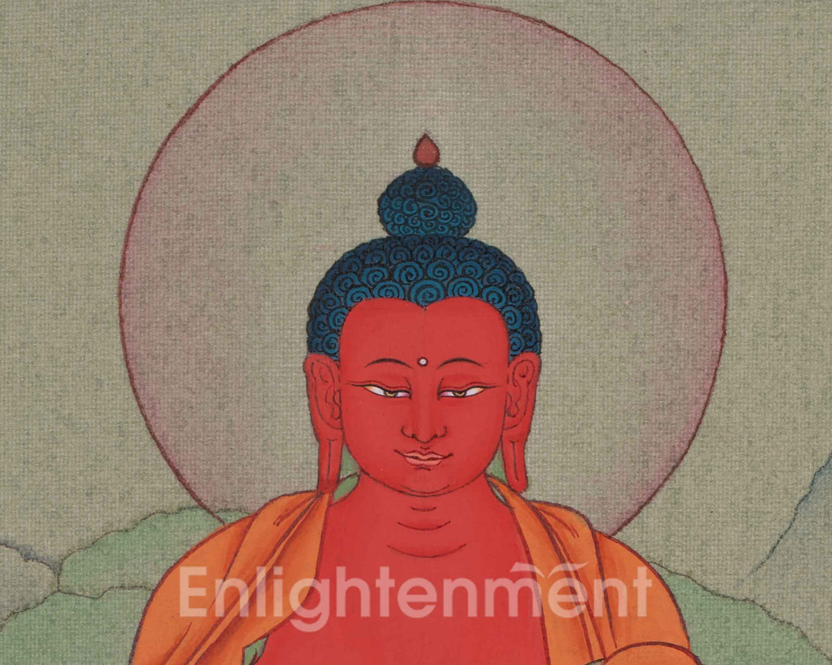 Amitabha Buddha Sacred Artwork | Buddha of Infinite Light and Boundless Compassion | Vajrayana Art