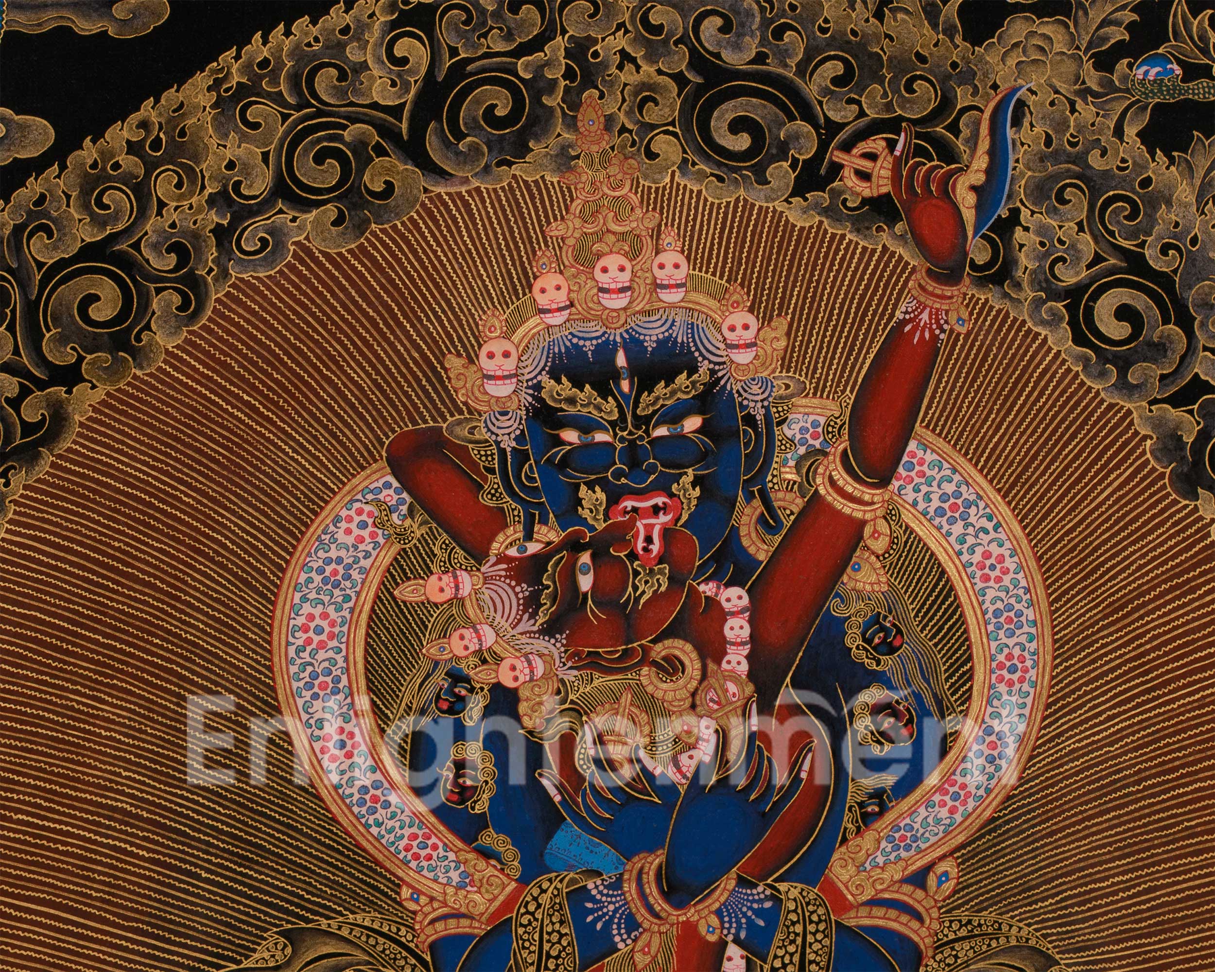 Tantric Chakrasamvara with Consort | Union of Wisdom & Compassion
