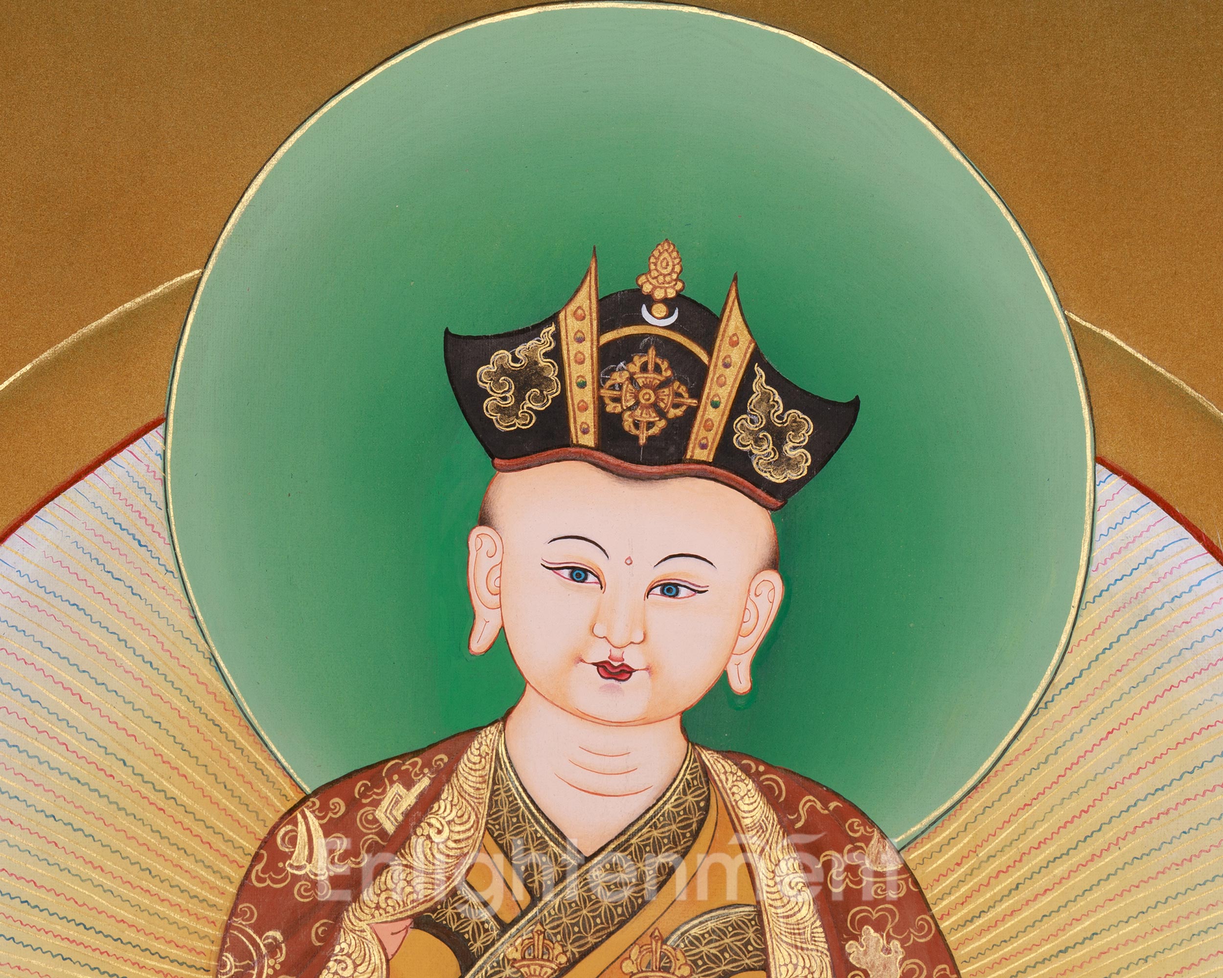 Karmapa Thangka | Buddhist Master | Himalayan Buddhist Artwork | Symbol of Compassion