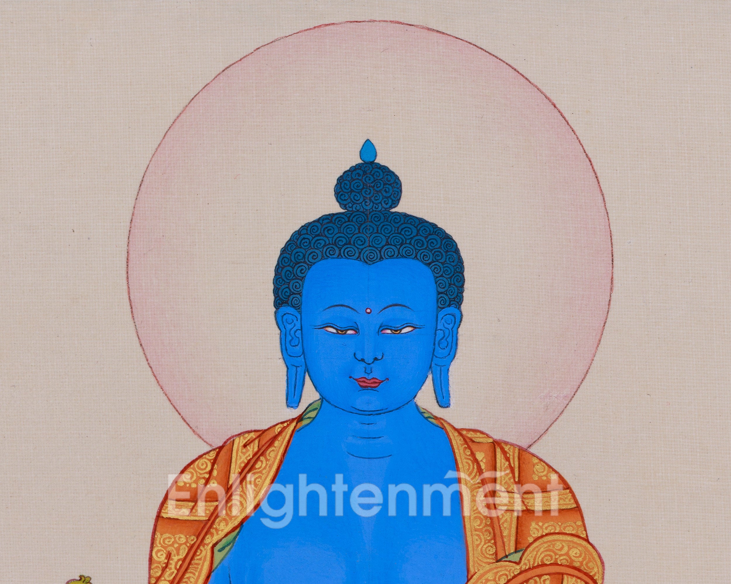 Buddha of Health, Bhaisajyaguru Thangka | The Healing Buddha in Sacred Tibetan Art