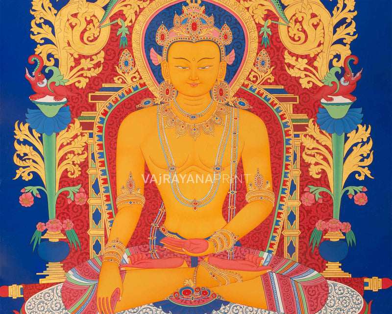 Buddha Ratnasambhava Giclee Print | One Of Dhyani (Eternal, Self Born) Buddha