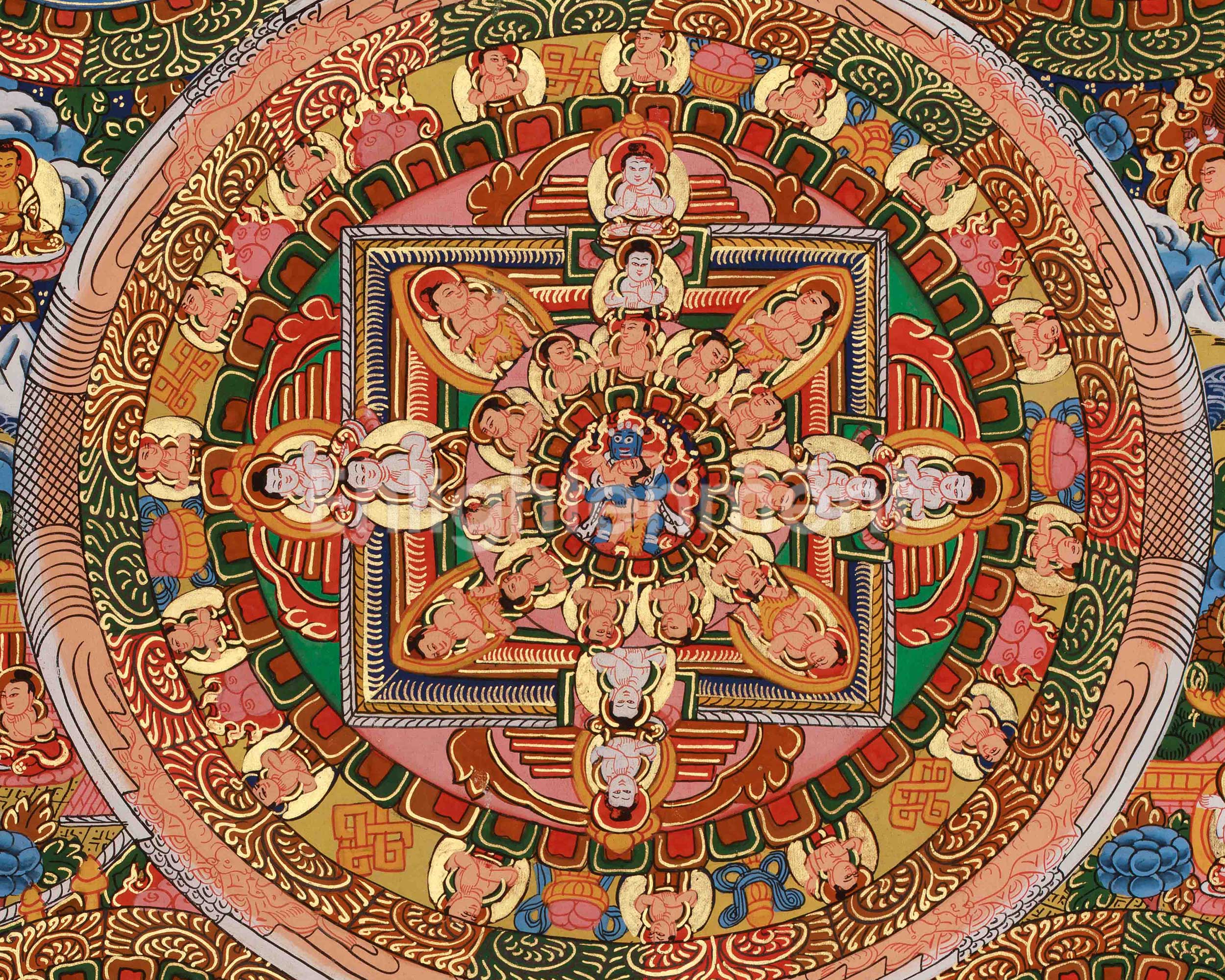 Traditional Five Mandala Art | Inner Transformation and Awakening