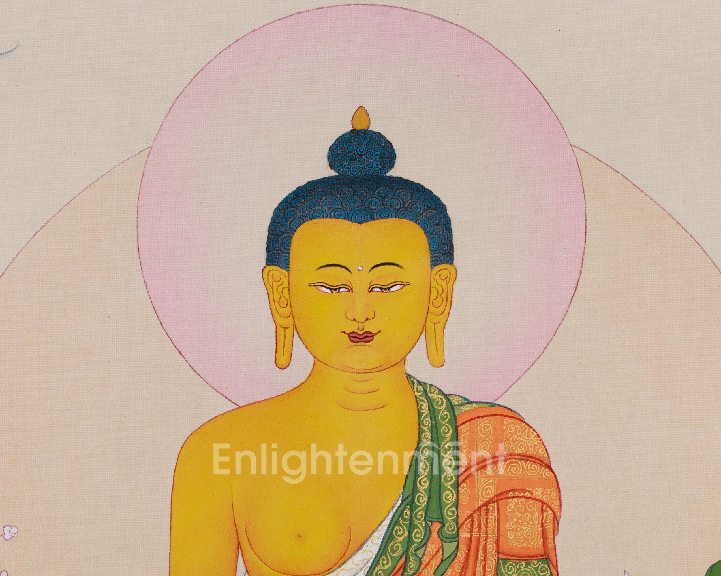 Historical Buddha Shakyamuni Artwork | A Divine Representation of Enlightenment