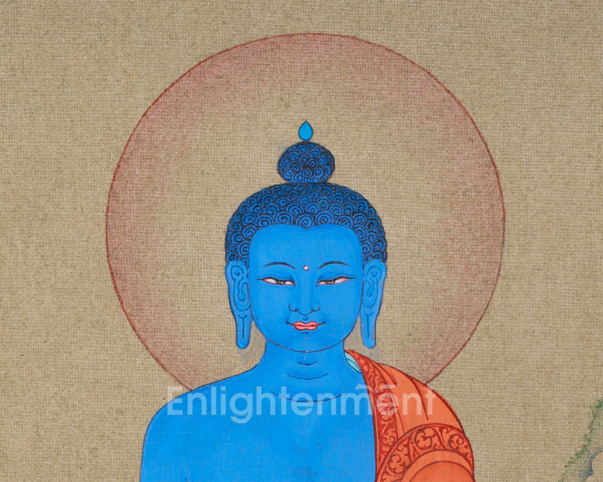 Bhaisajyaguru’s Blessing | Medicine Buddha Thangka for Meditation & Balance